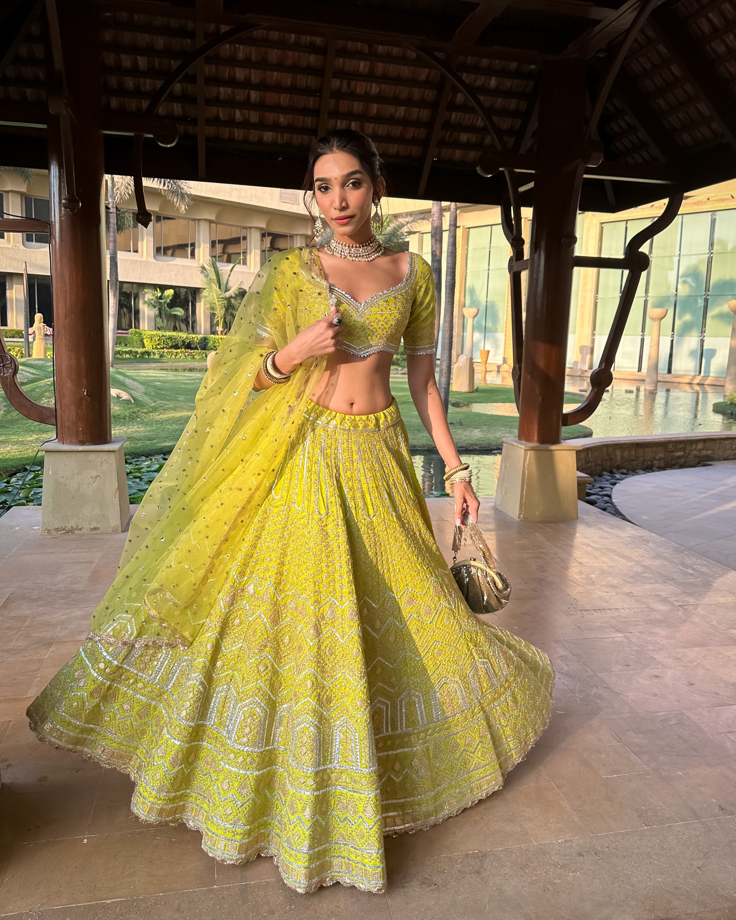 Juhi Godambe In Shahi Lehenga Set