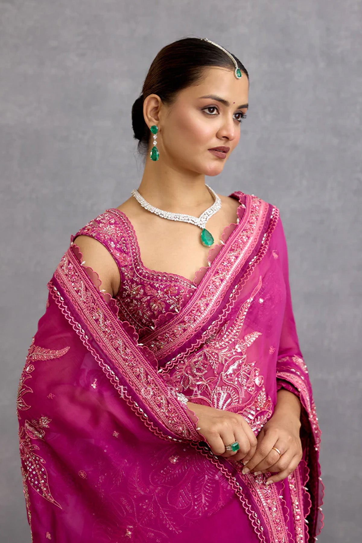 Padmaraga Vihana Saree