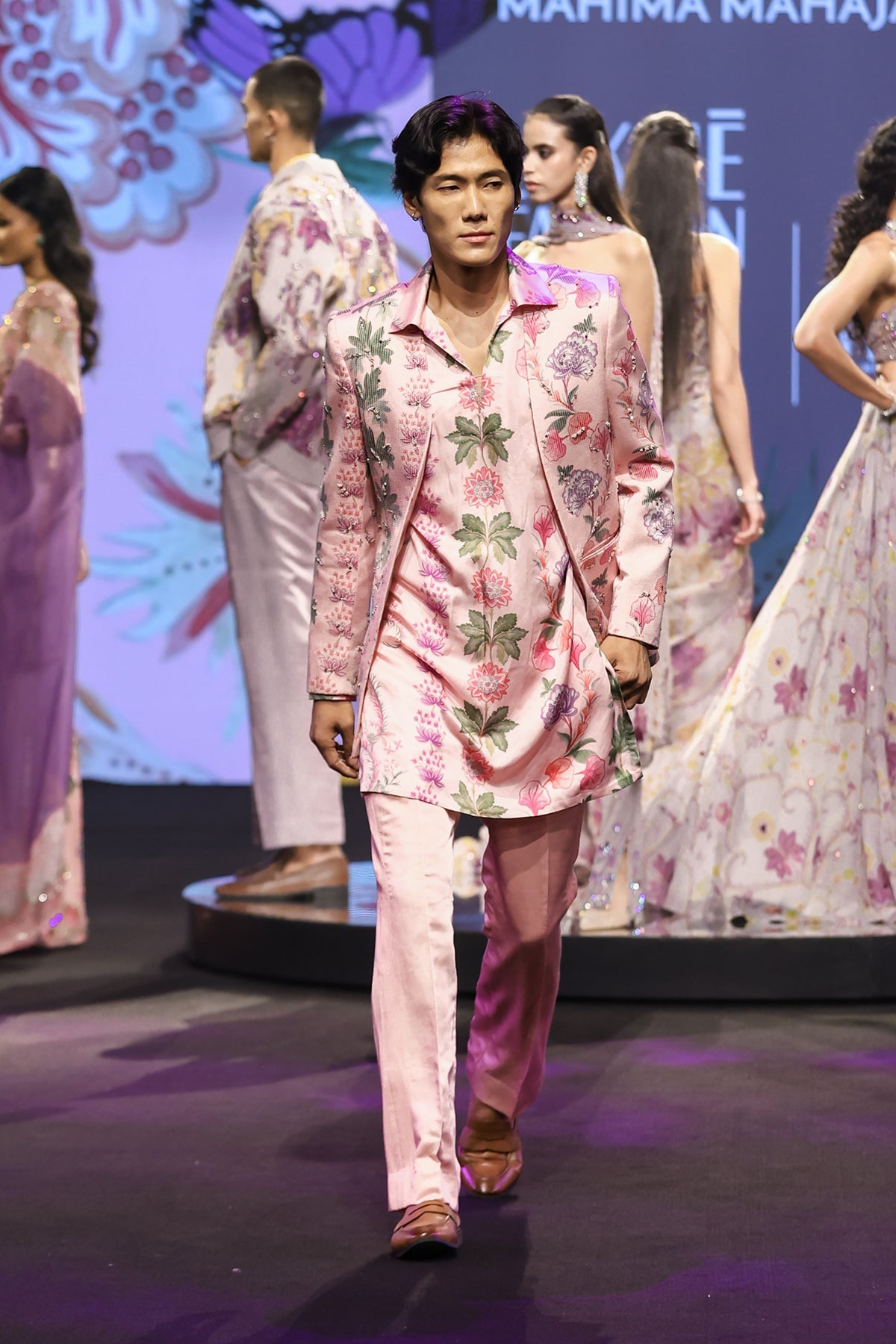 Nawal Quilted Hand Embroidered Blazer Set