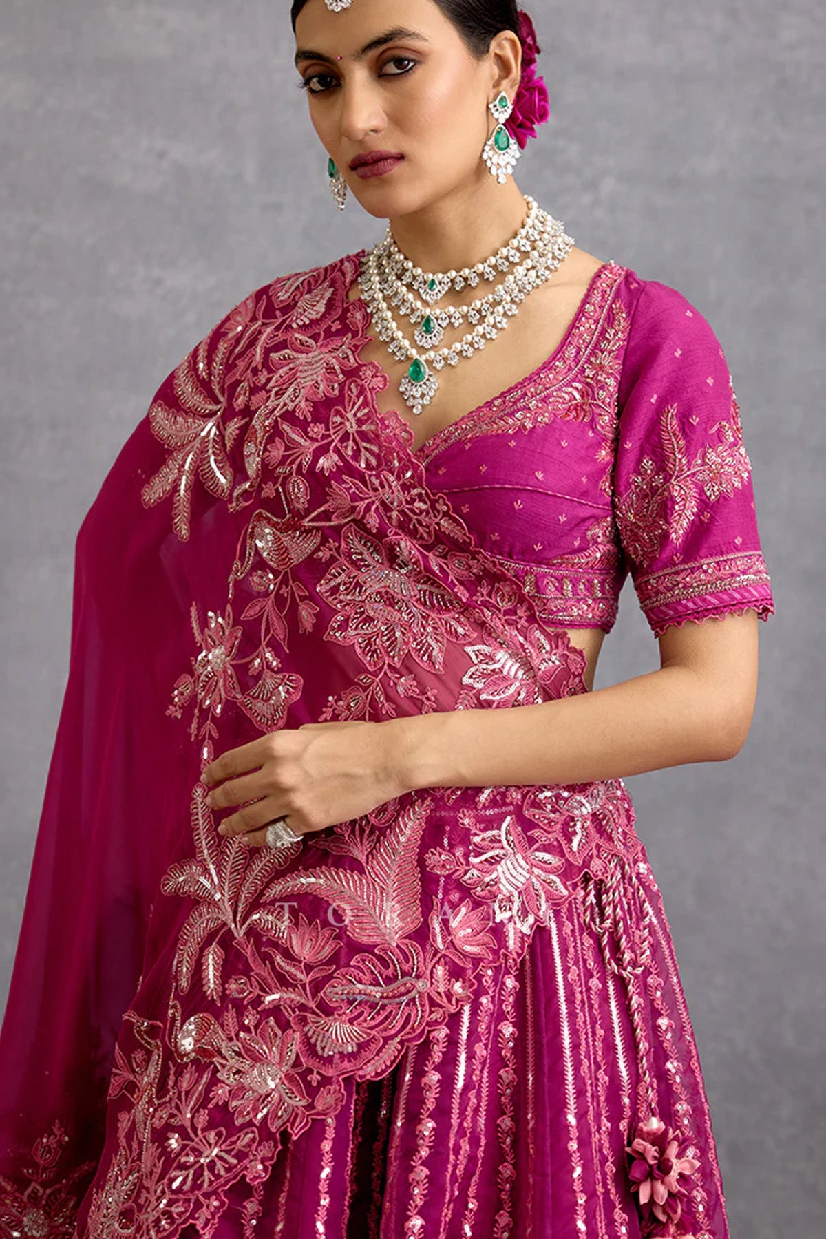 Padmaraga Wrija Lehenga Set