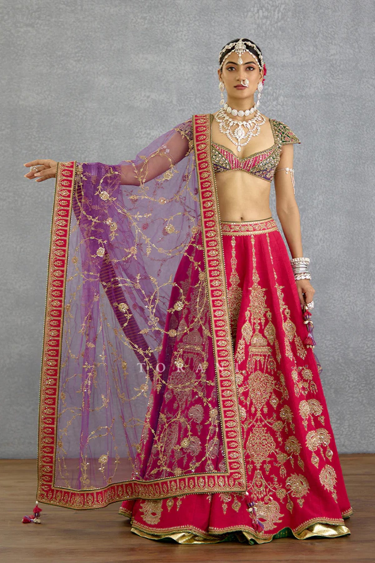 Gul-Rang Malika Lehenga Set