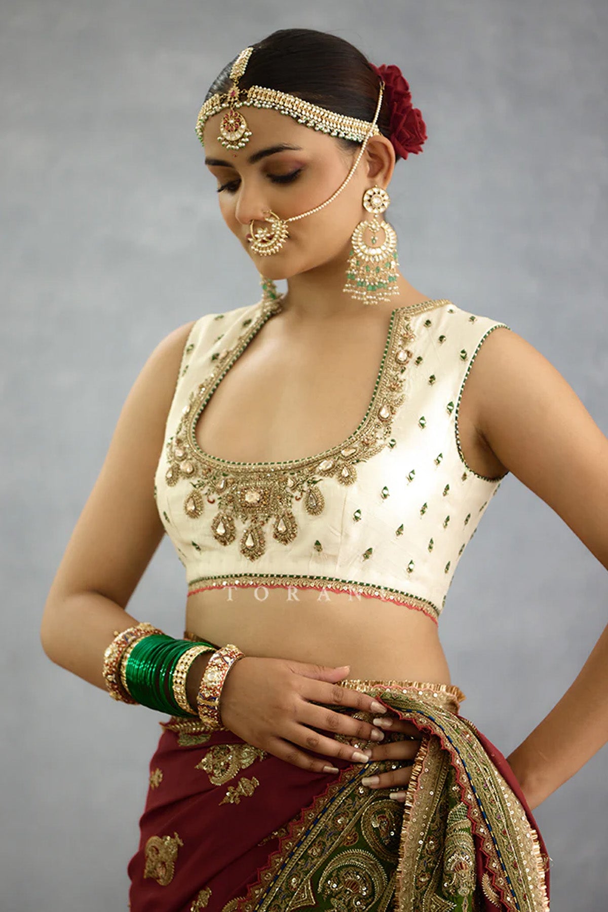 Zehra Neelat Aneeqa Saree Set