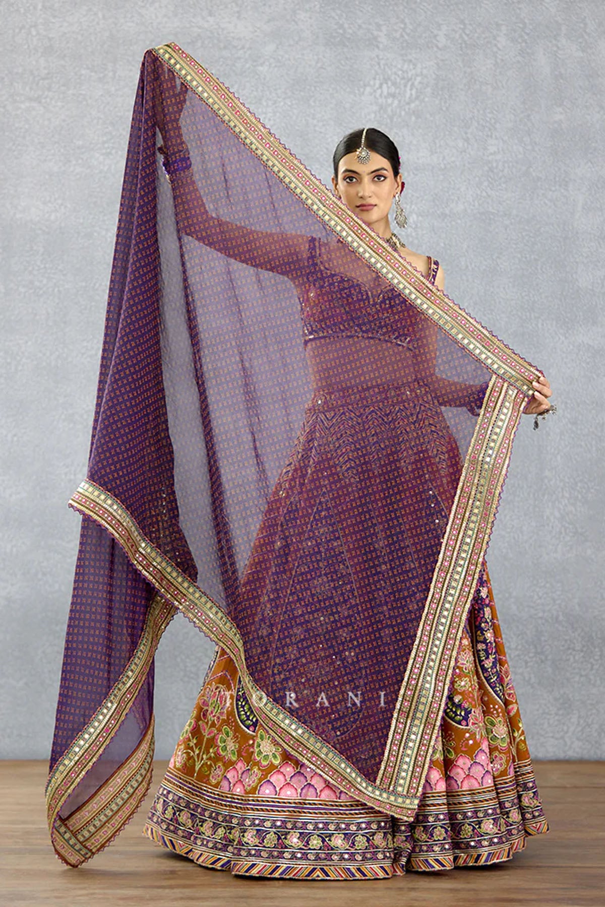 Neeru Bajwa in our Komudika Kaavya Lehenga Set