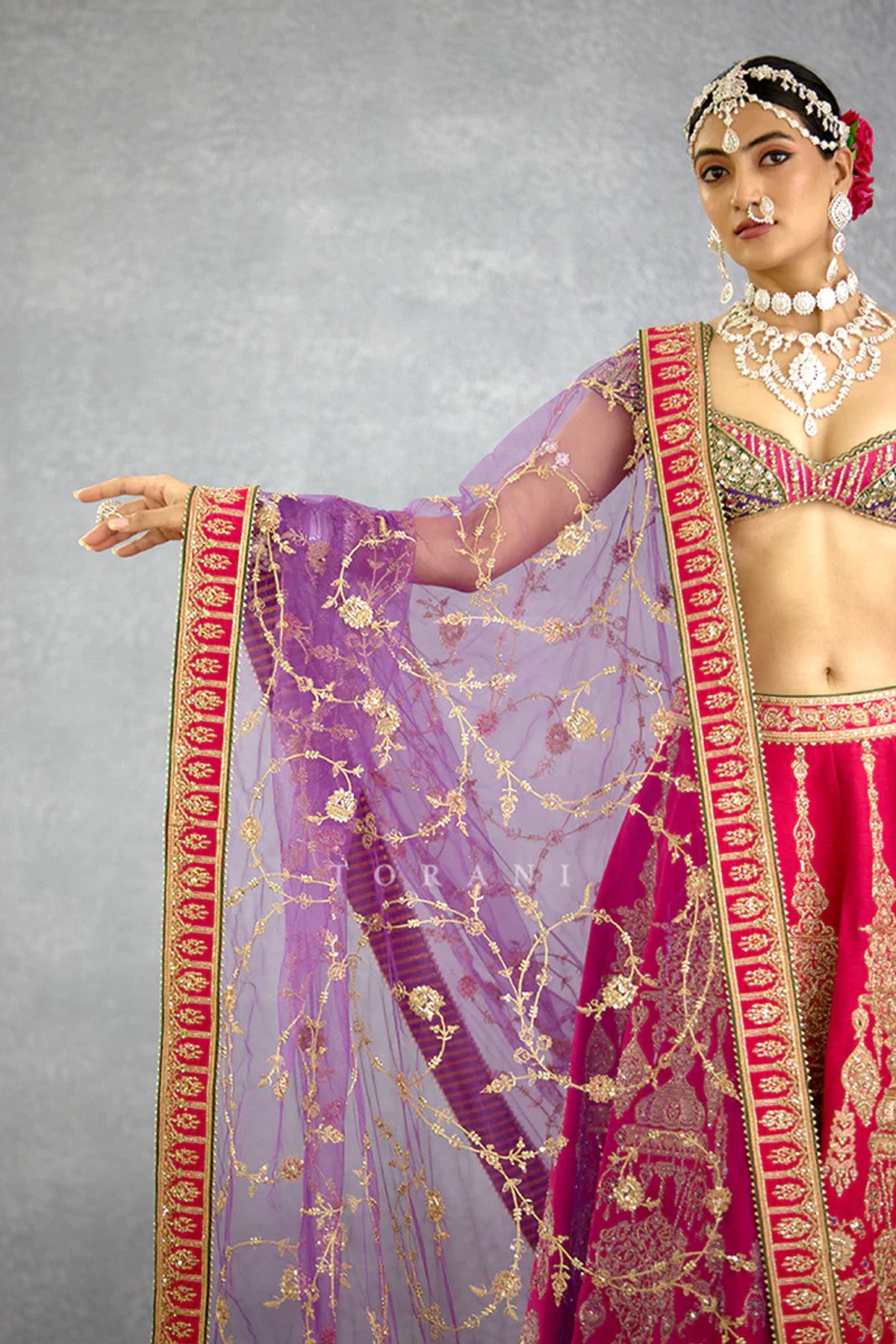 Gul-Rang Malika Lehenga Set