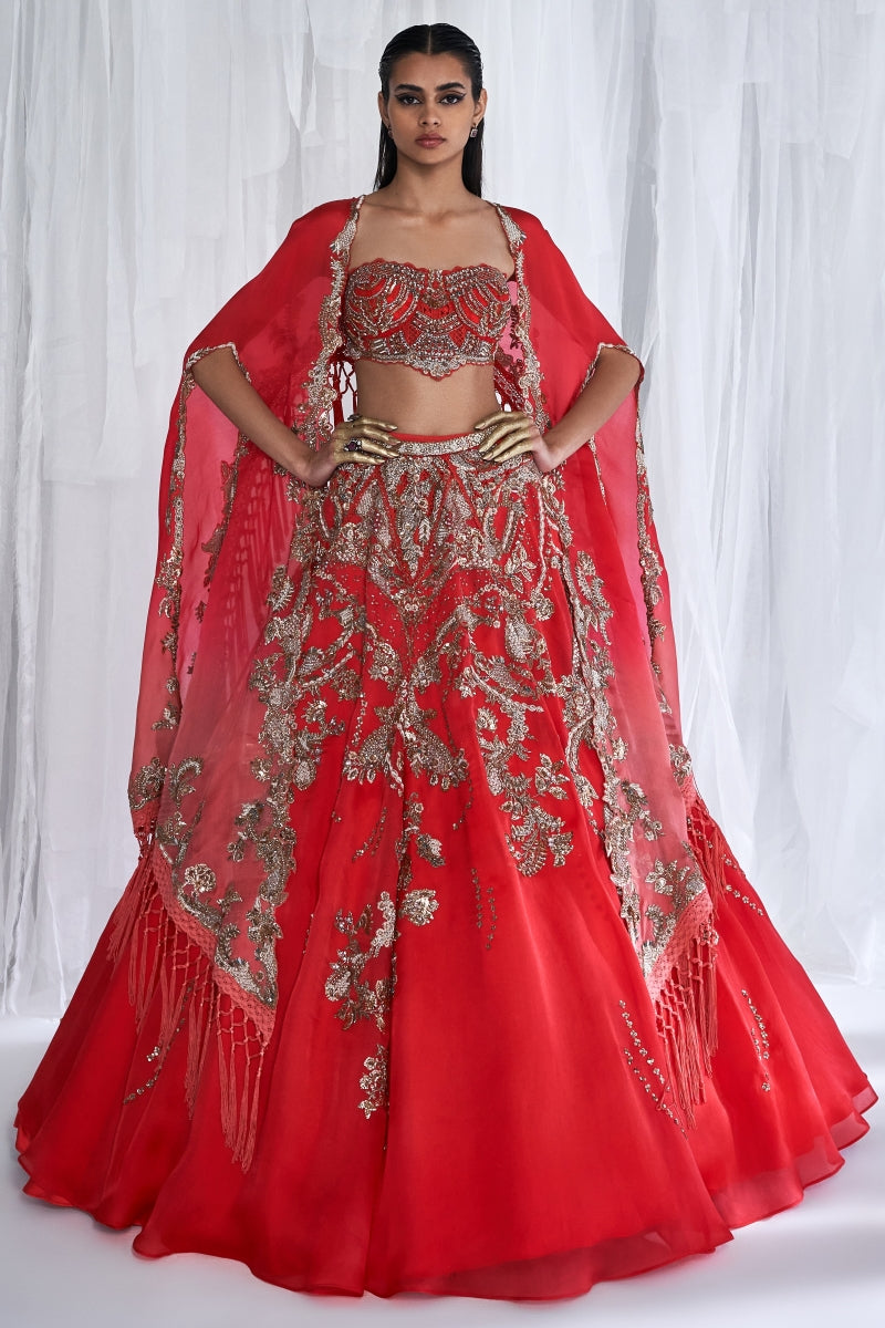 Sintra Silk Organza Lehenga Set