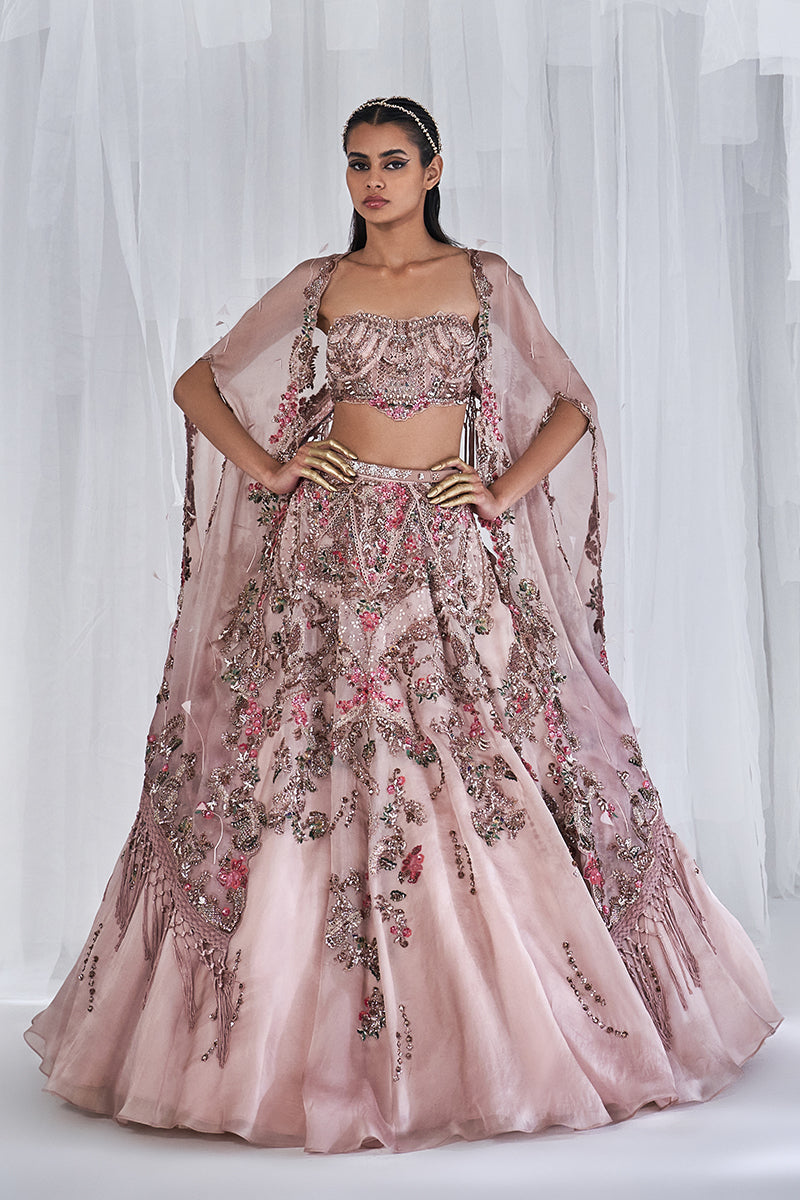 Rosalie Organza Lehenga Set