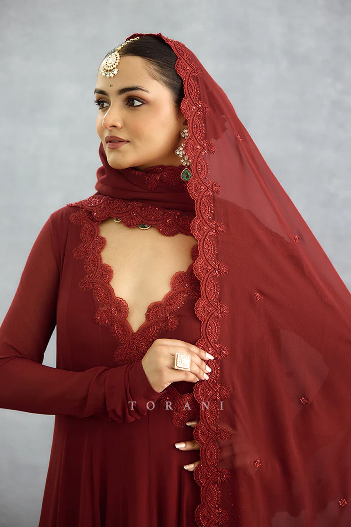 Laalima Prisha Anarkali Set