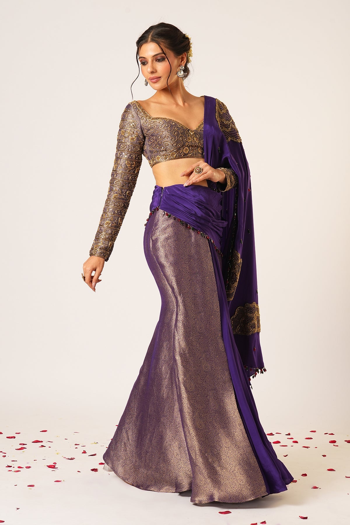 AMBIKA PRE DRAPE SARI