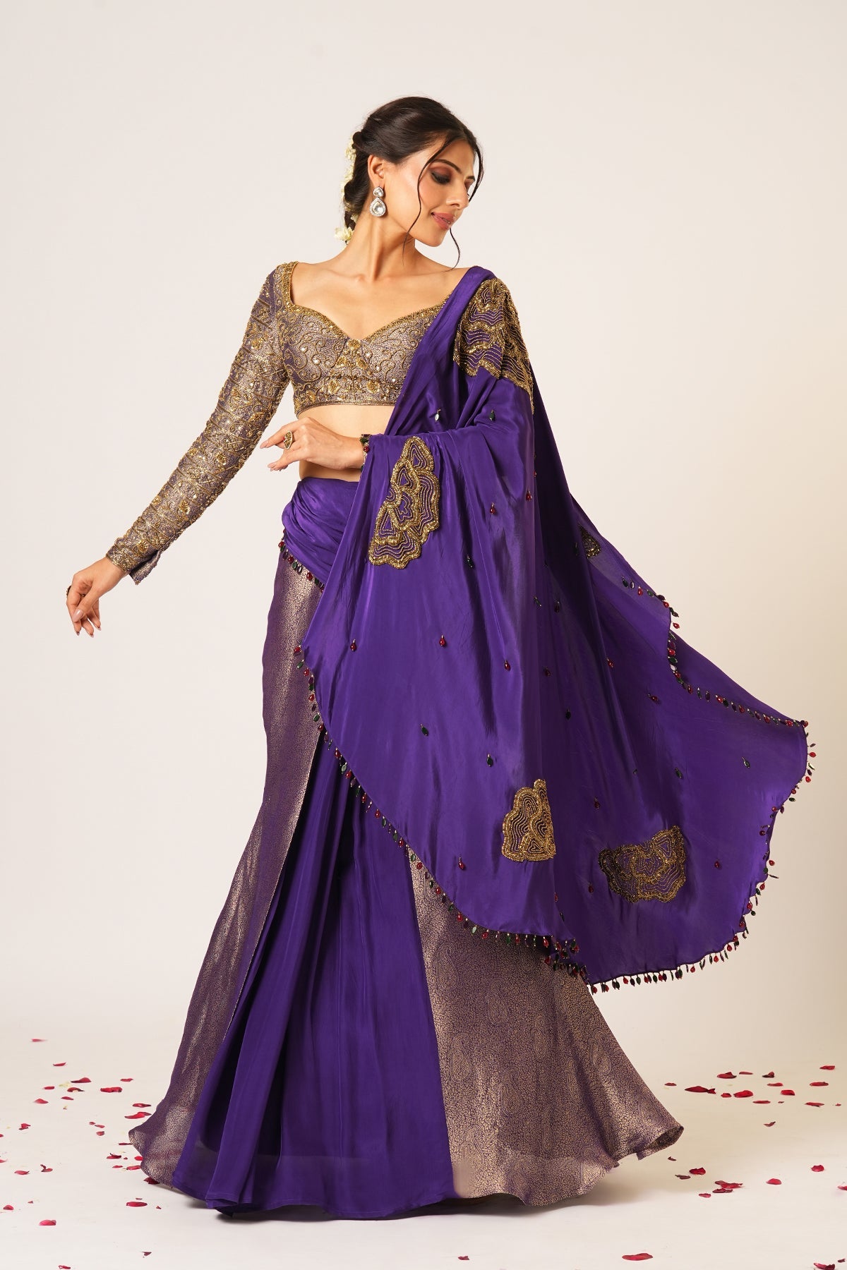 AMBIKA PRE DRAPE SARI