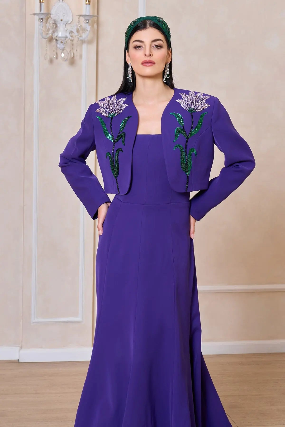 ANTONIA CAPE AND GOWN - BLACK DRESSES