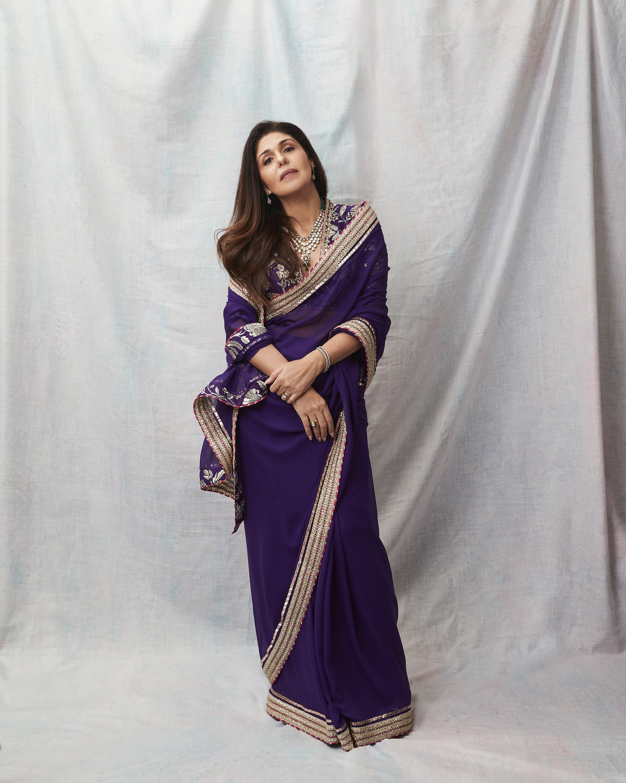 Anaita Shroff in Golconda Myra saree set