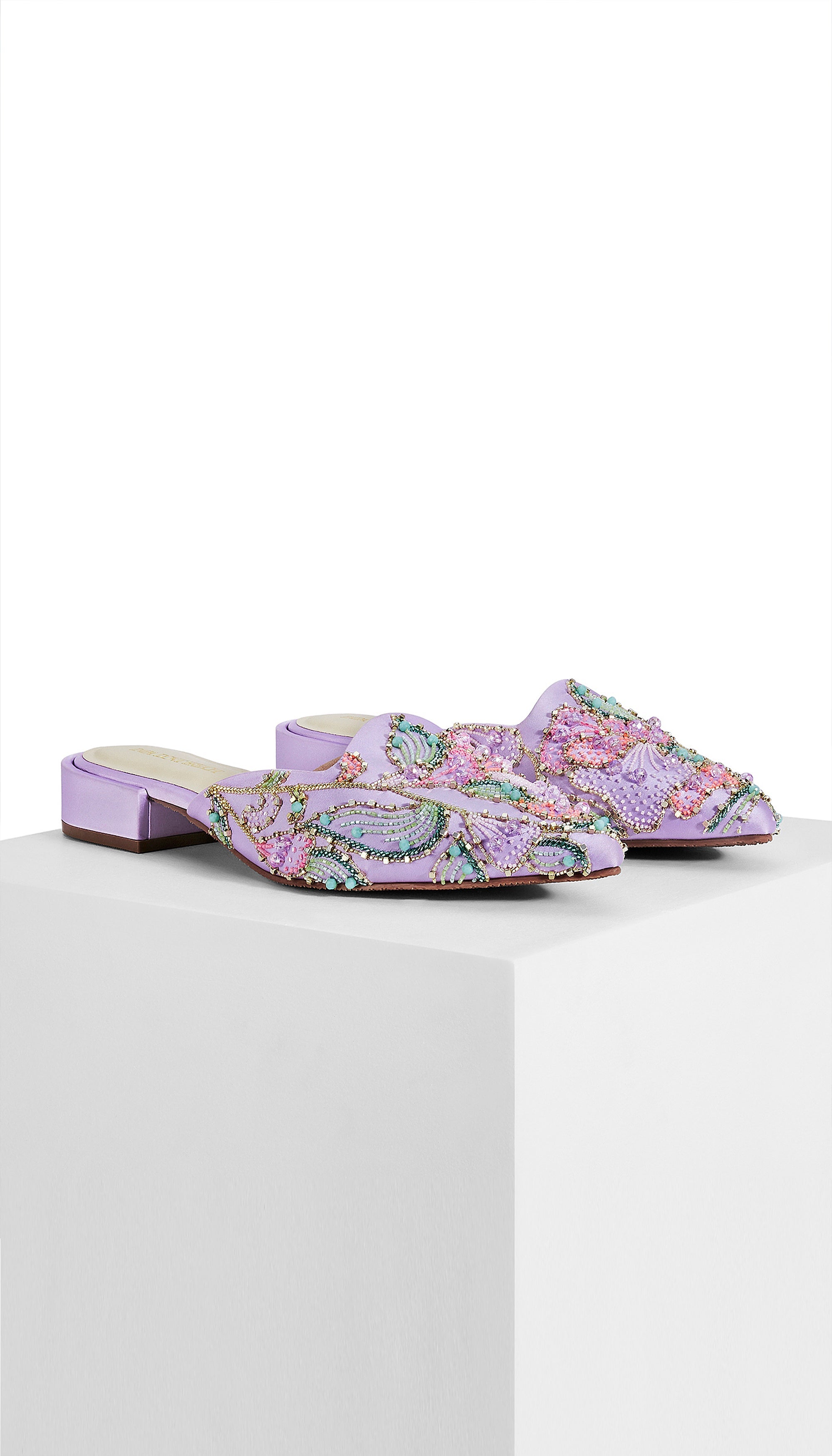 Beaded Bloom : Mules