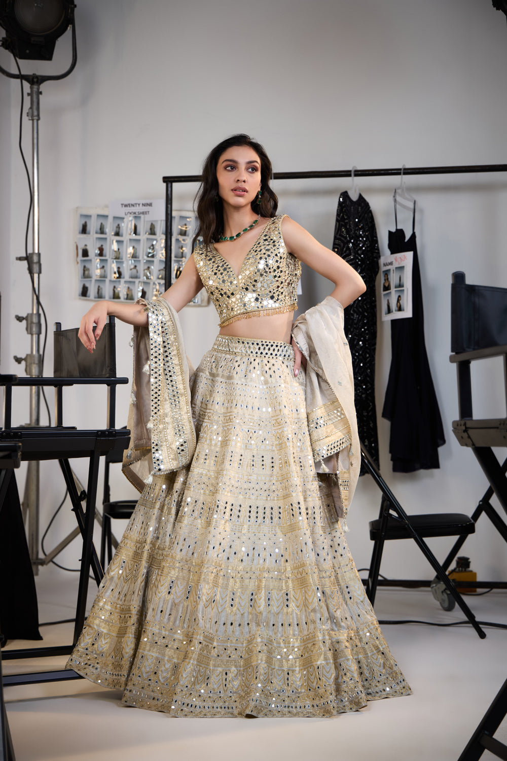 Banarasi Brocade Lehenga Set with Dupatta