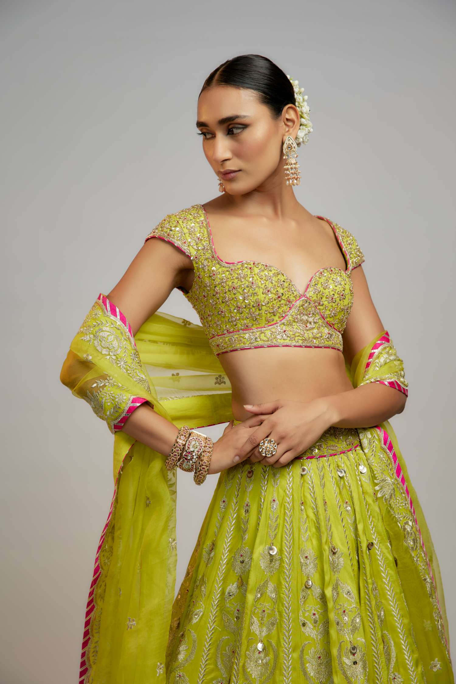 Malaika Arora In Golconda Nayla Lehenga set