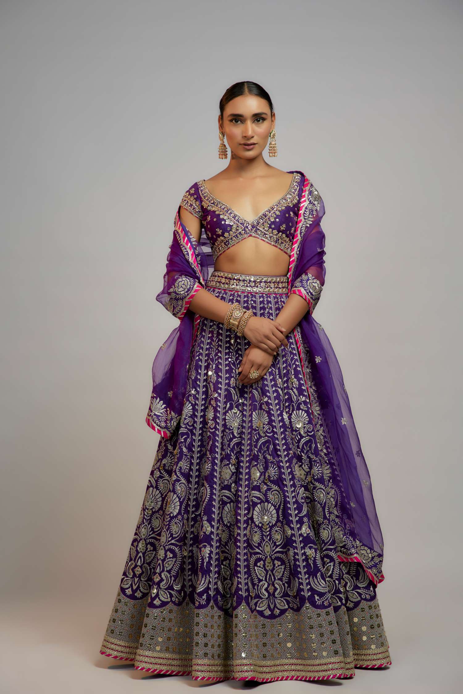 Tamanna in Sacchi Lehenga Set