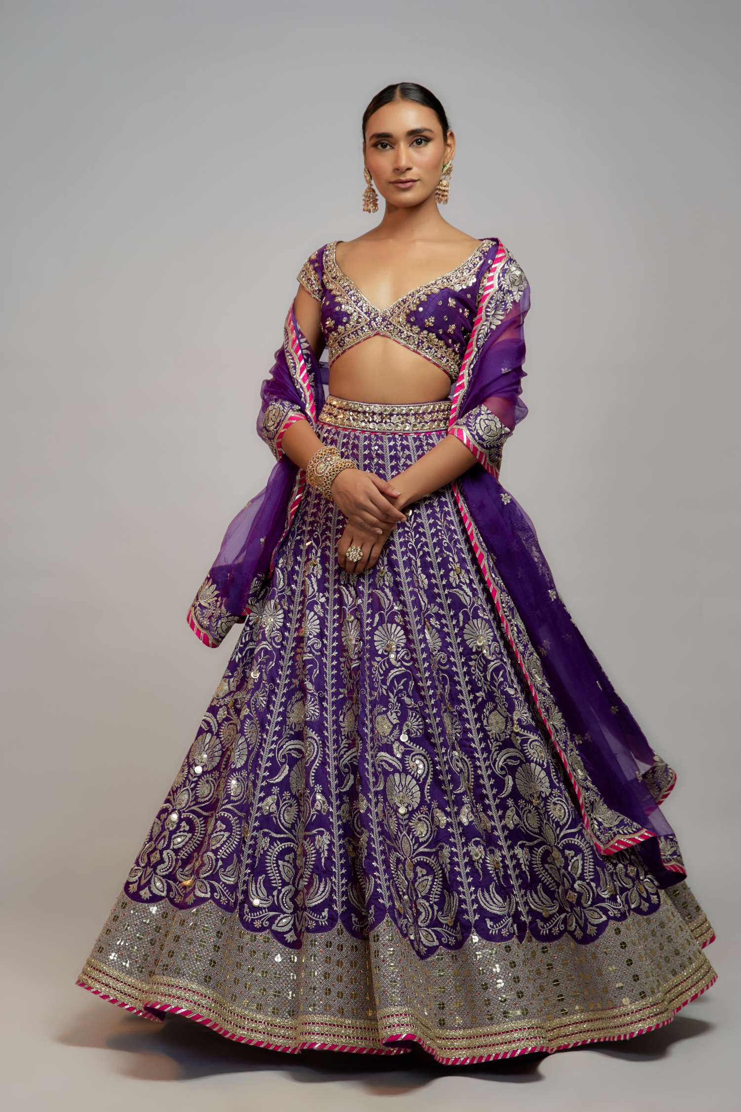 Tamanna in Sacchi Lehenga Set