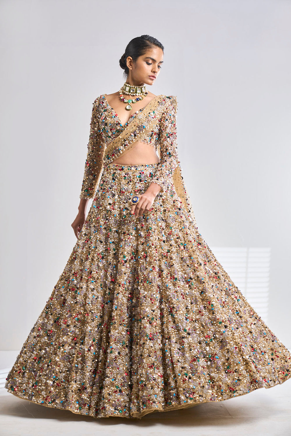 Jewelled Lehenga Set