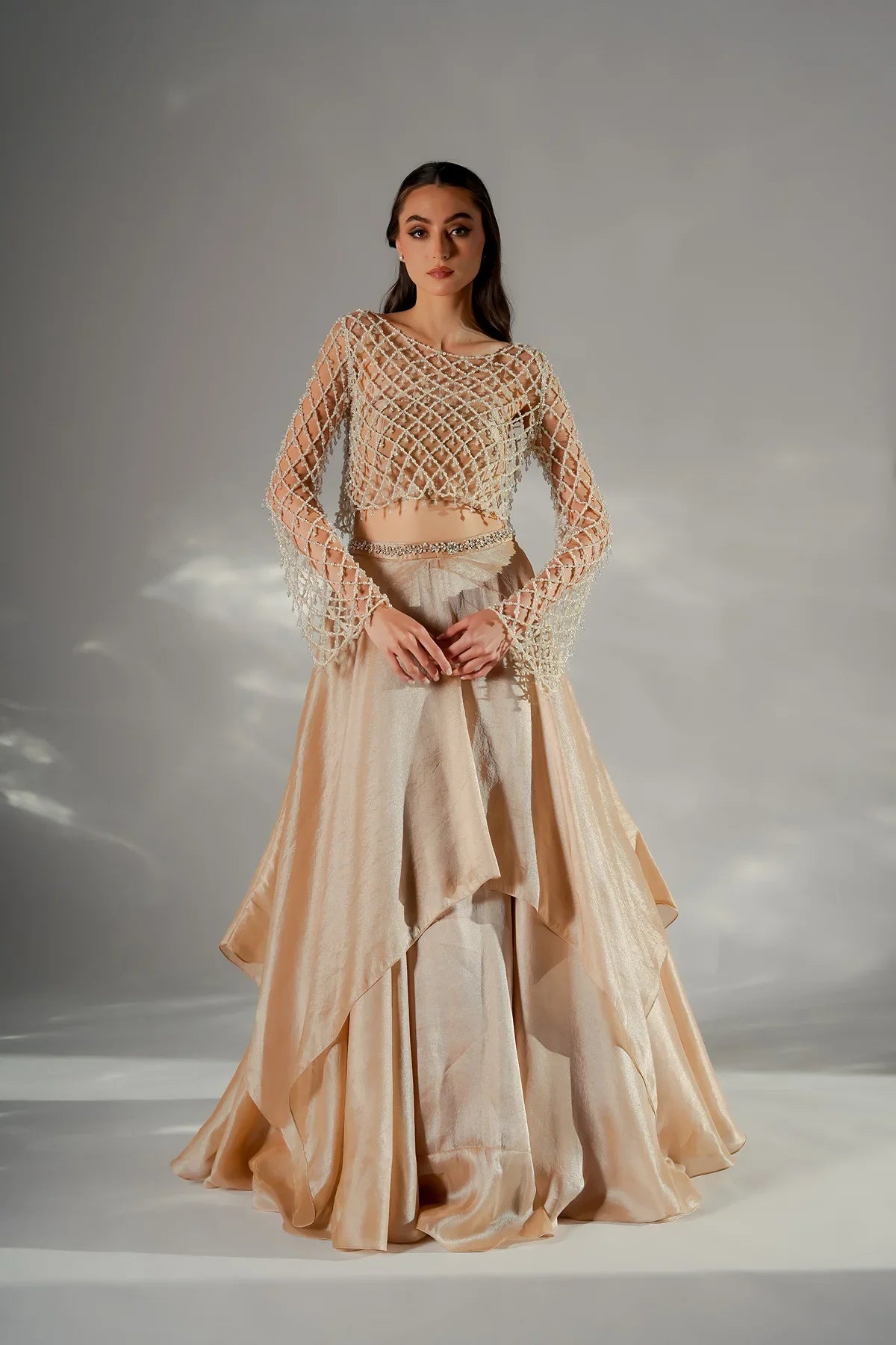 Celeste Drape skirt co-ord set