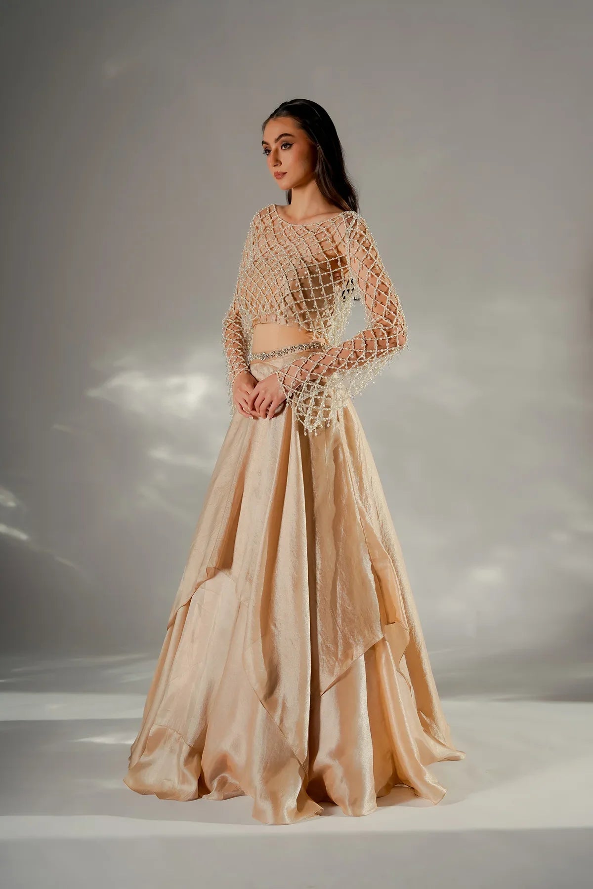 Celeste Drape skirt co-ord set