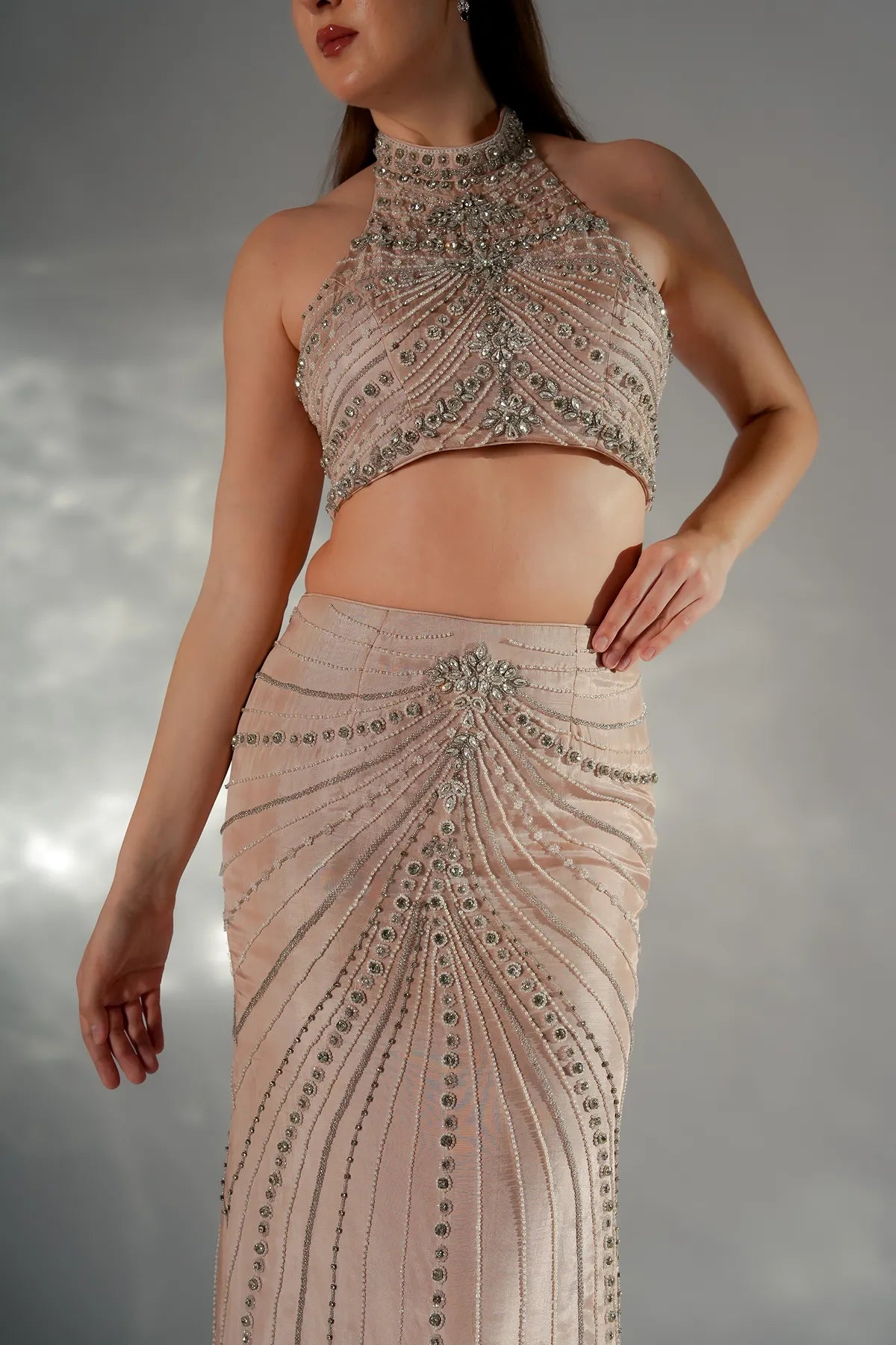 Silver whisper co-ord set