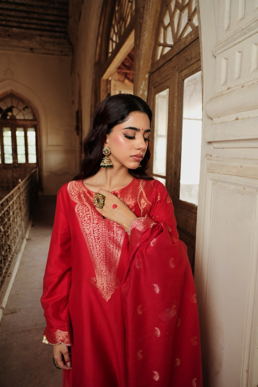 THE LAAL NAUBAHAAR SUIT
