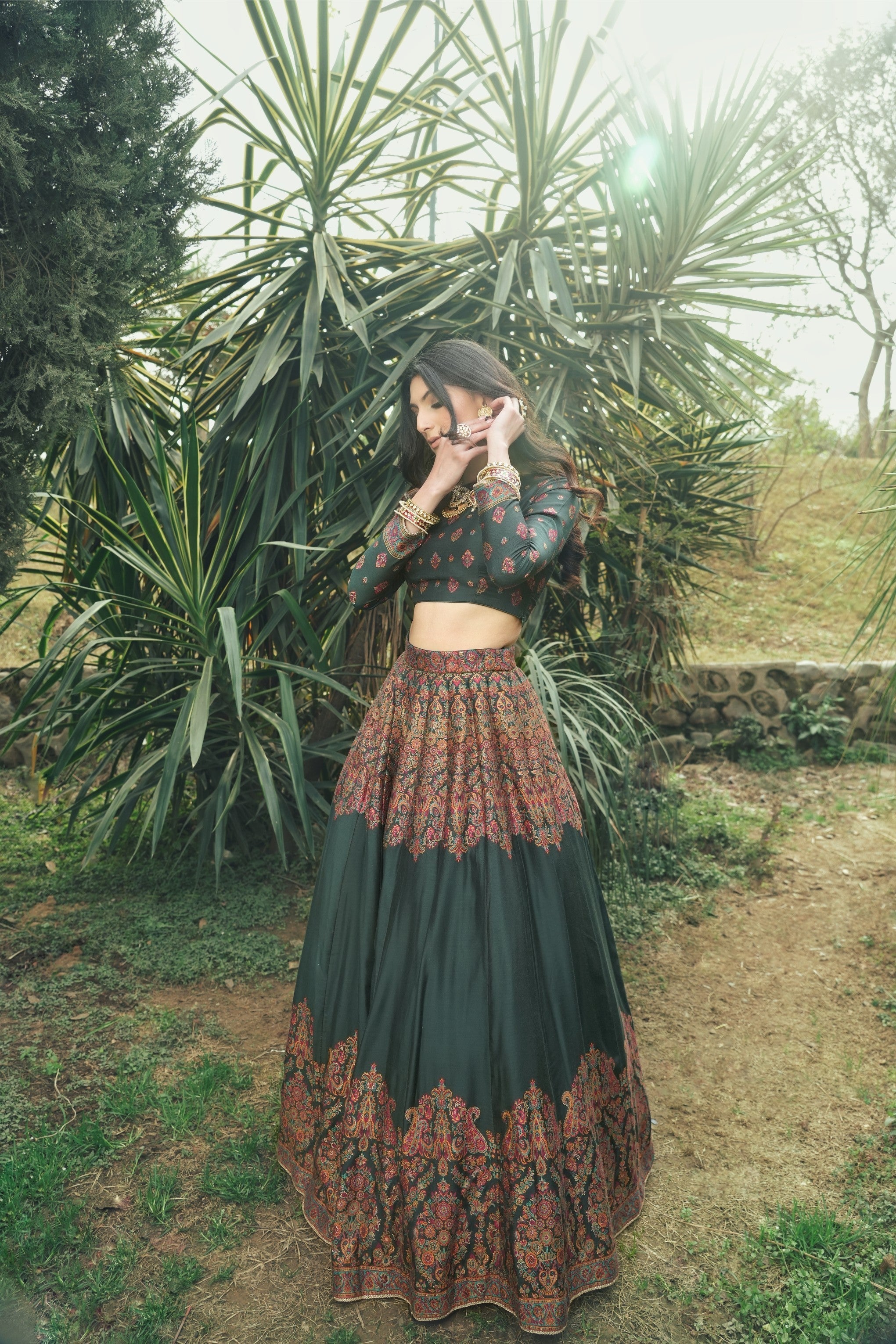 The Nezira Lehenga - Ready to Ship