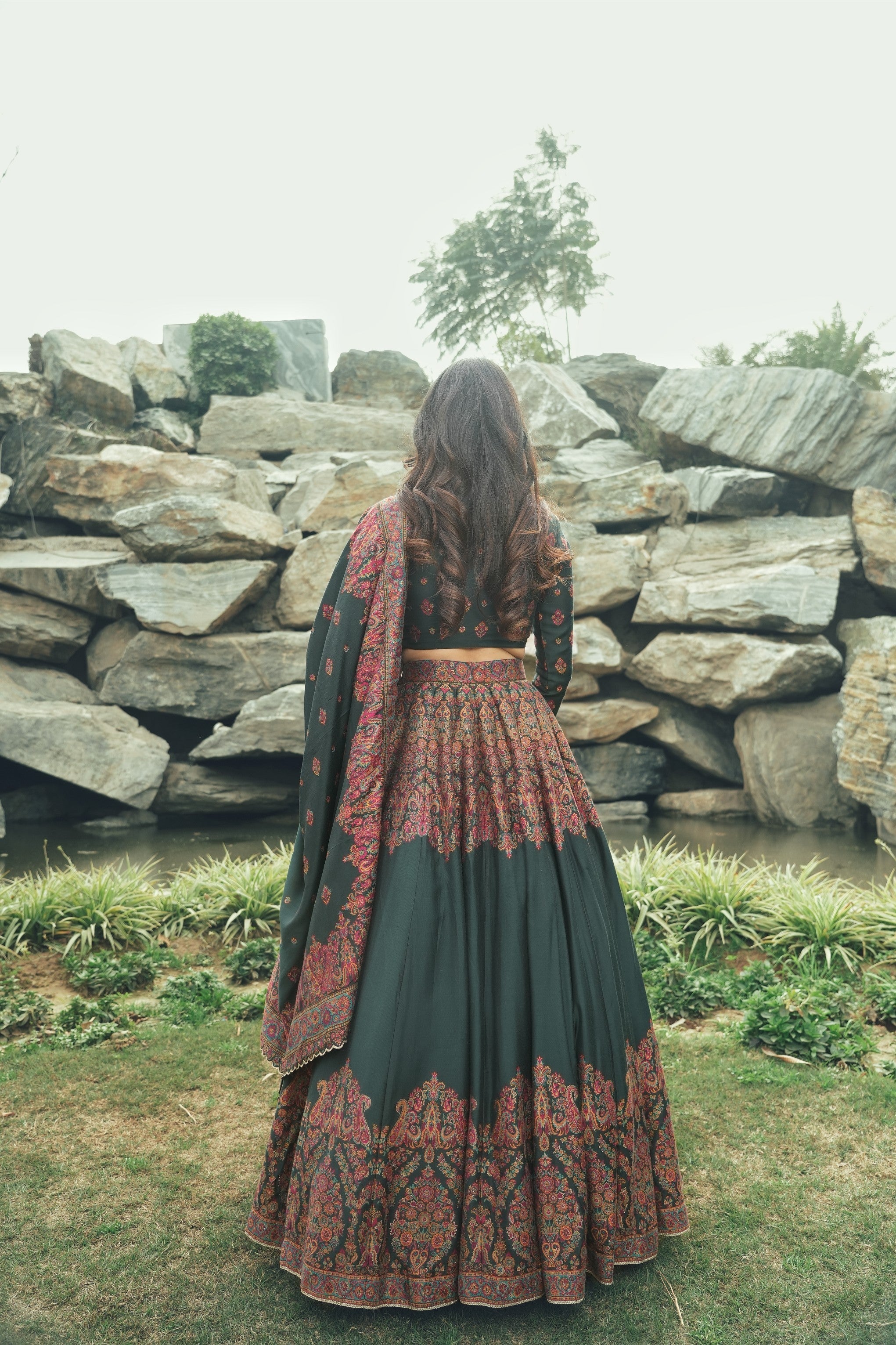 The Nezira Lehenga - Ready to Ship