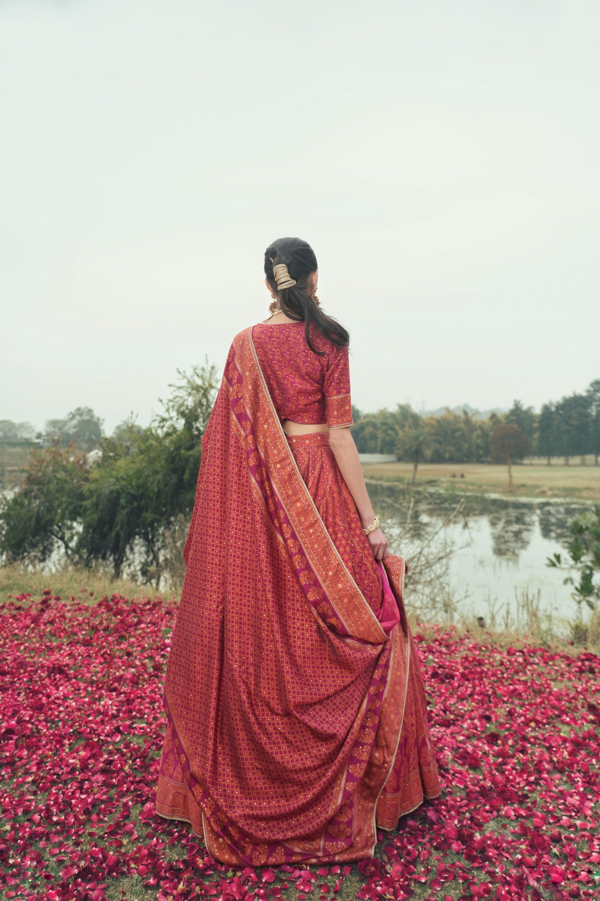 The Qalb Lehenga