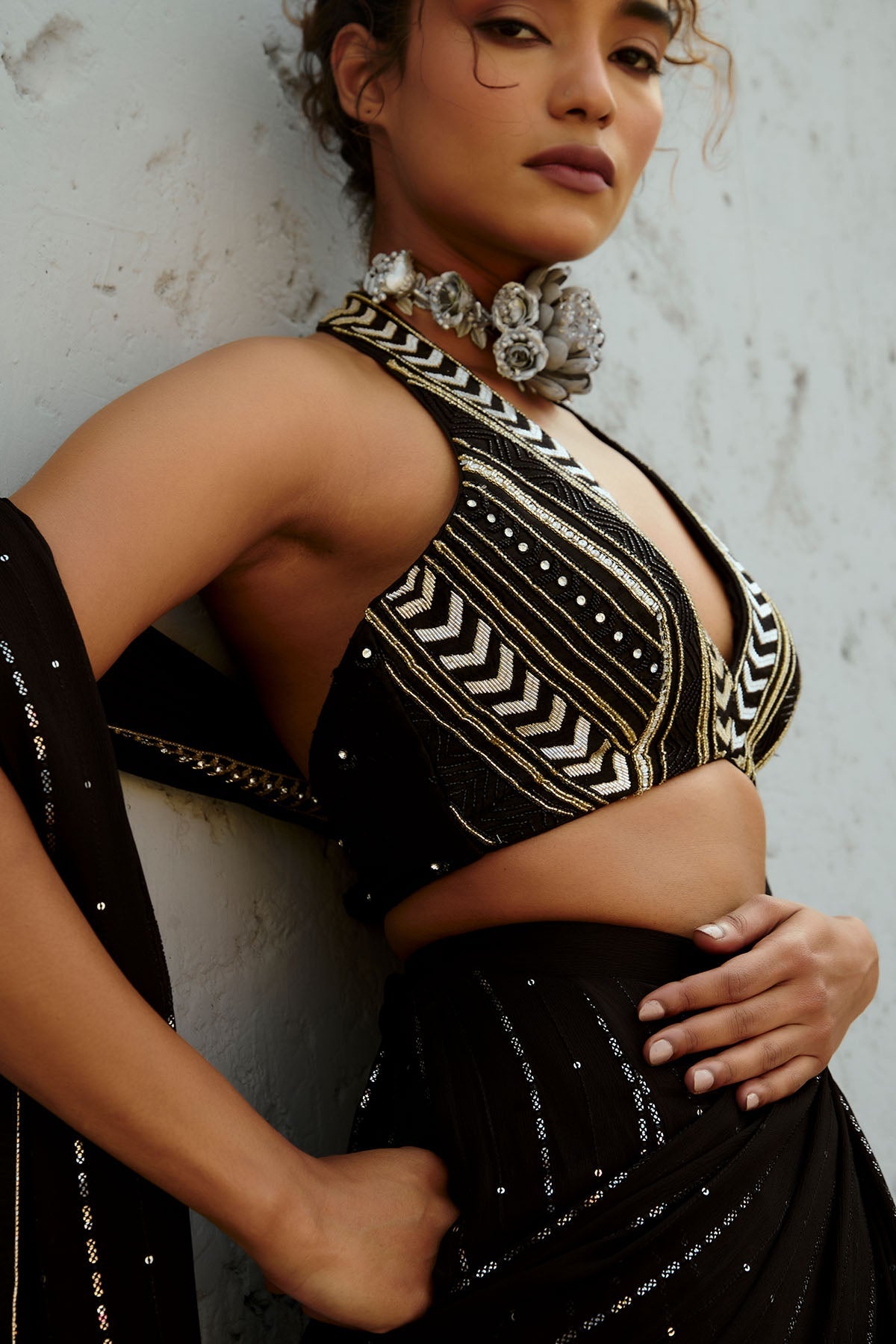Galaxy Pre Drape Saree - Ready To Ship