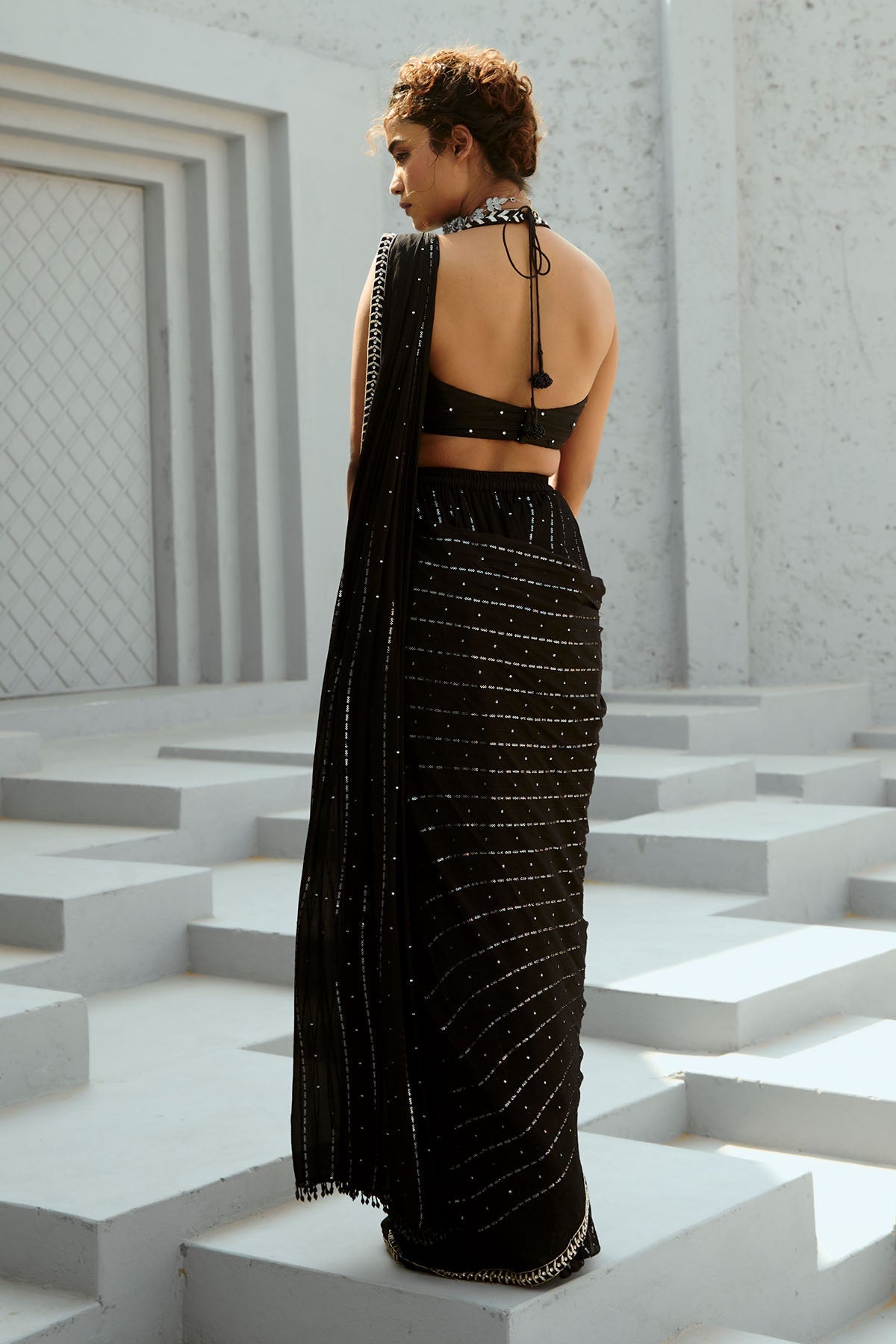 Galaxy Pre Drape Saree - Ready To Ship