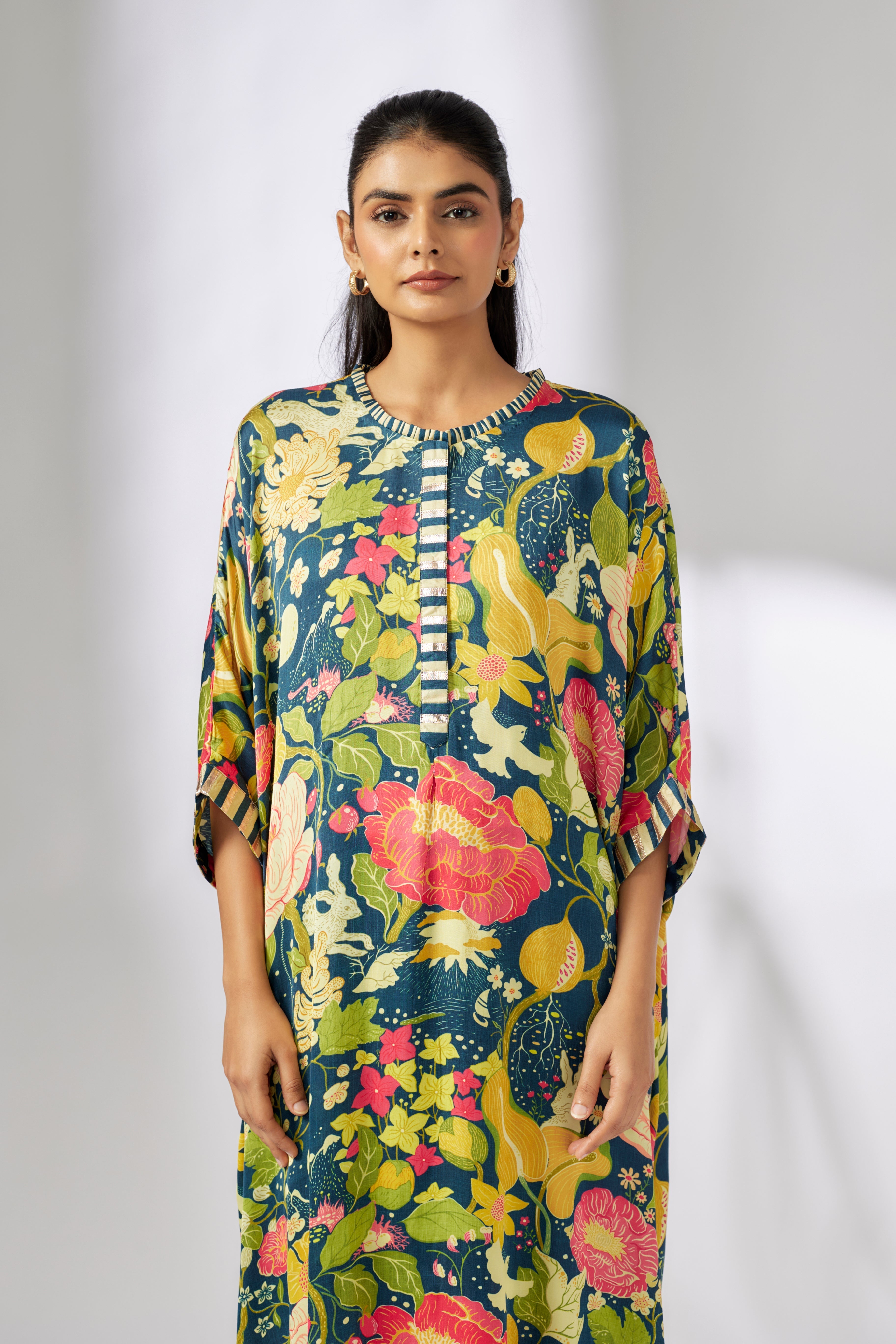 Julia Ikat Kaftan set