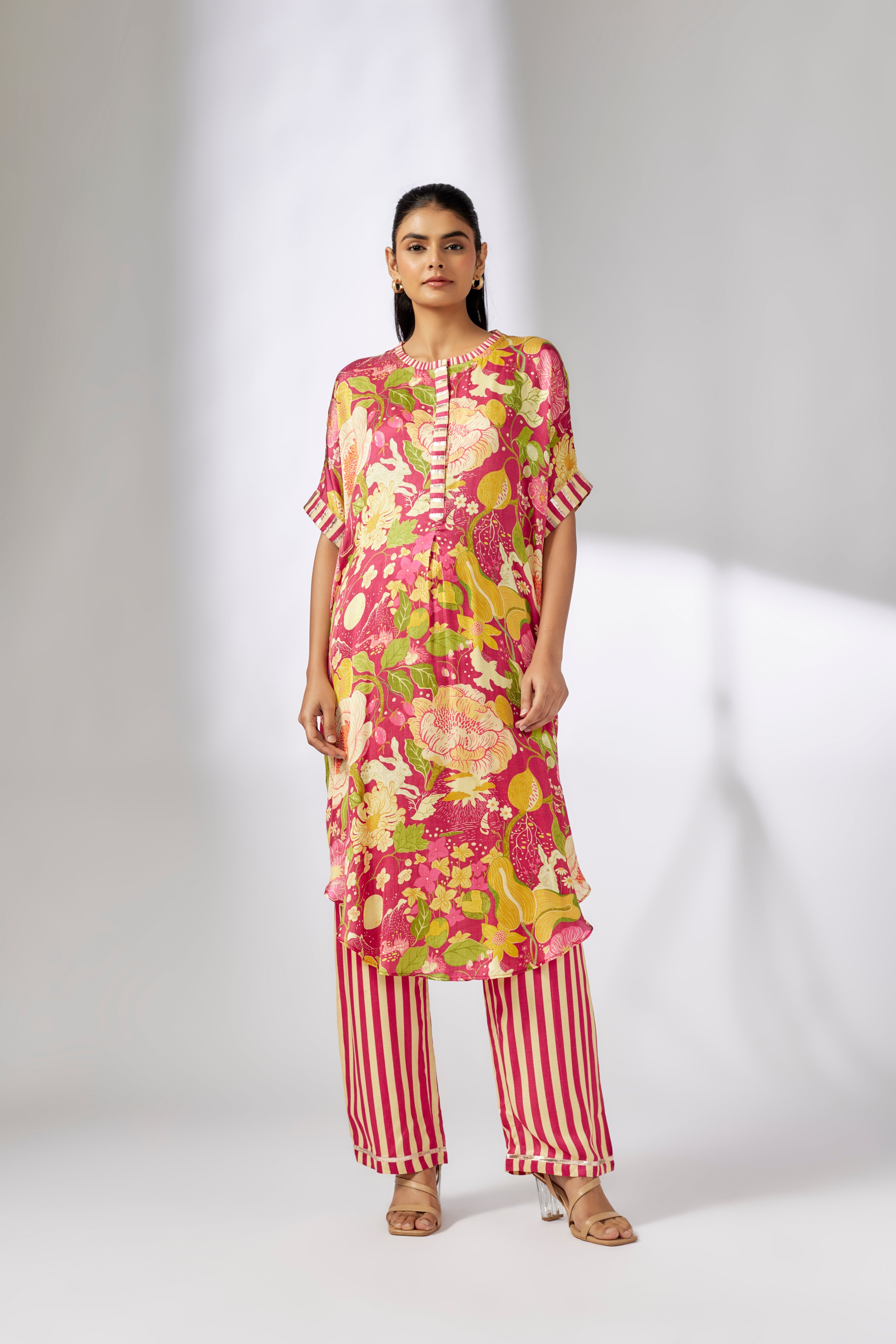 Julia Ikat Kaftan set