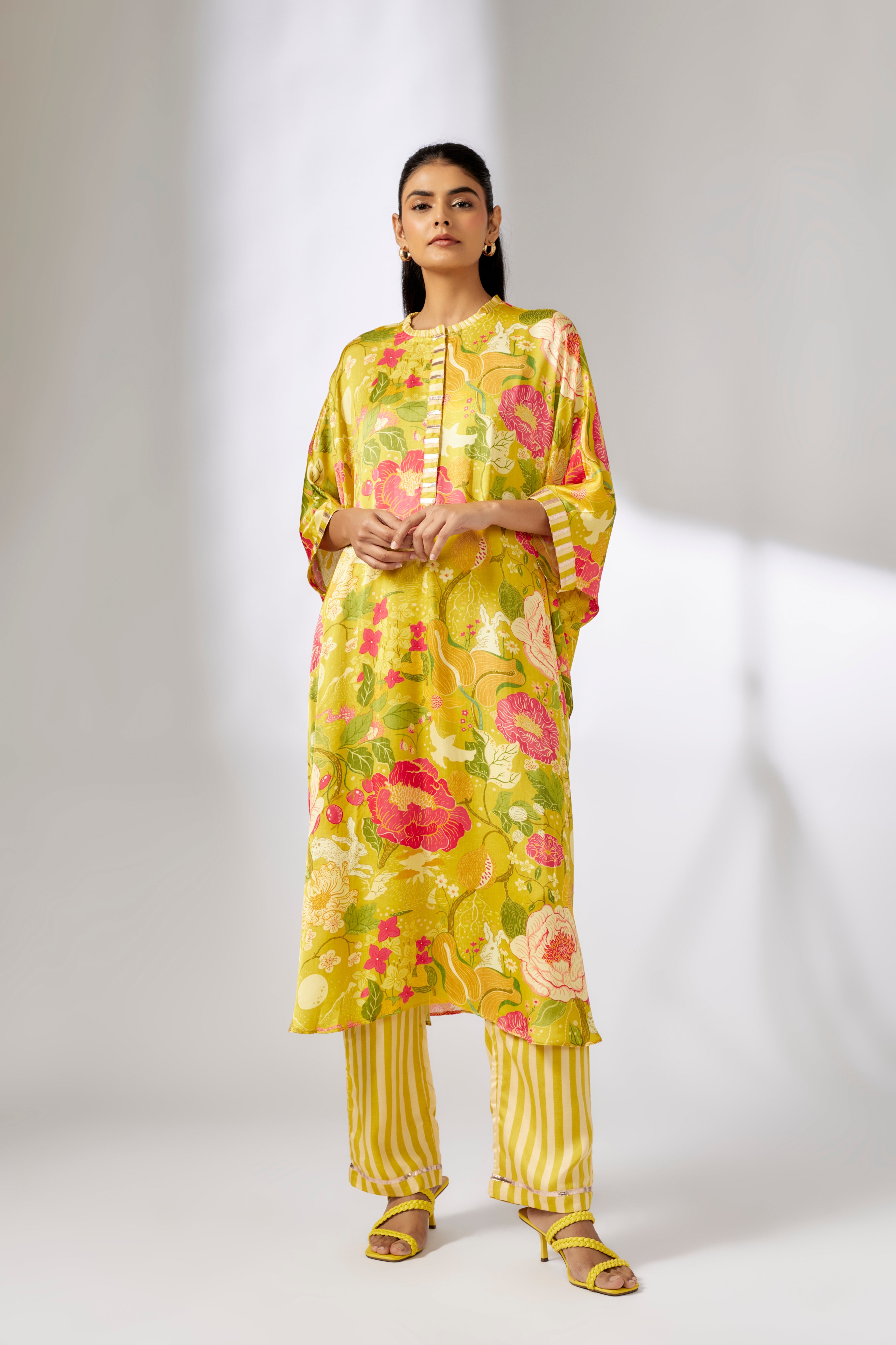 Julia Ikat Kaftan set