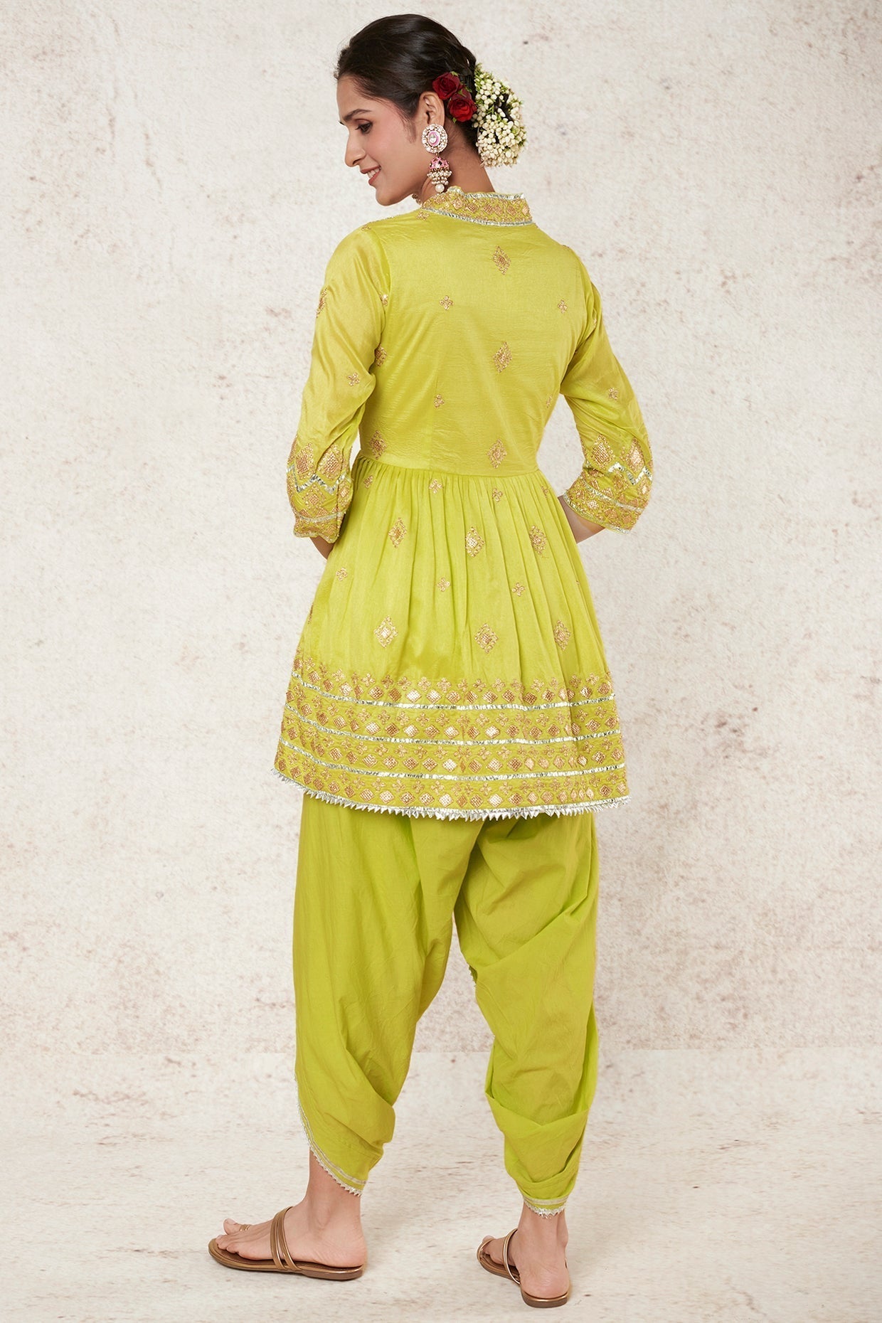 Punam Peplum Dhoti Set