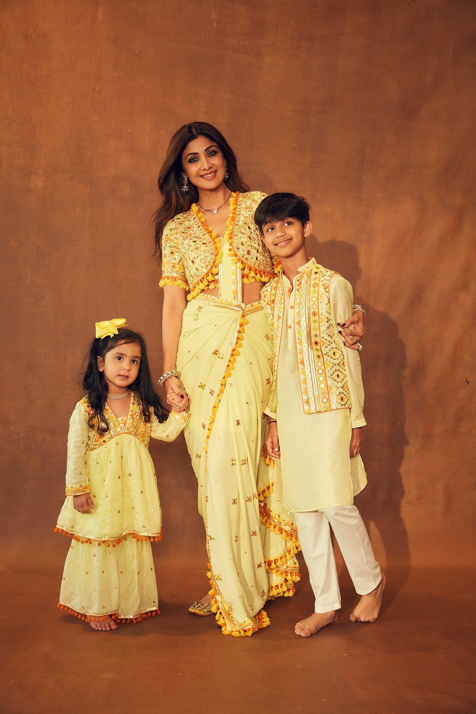 Shilpa Shetty Saree With Bandi