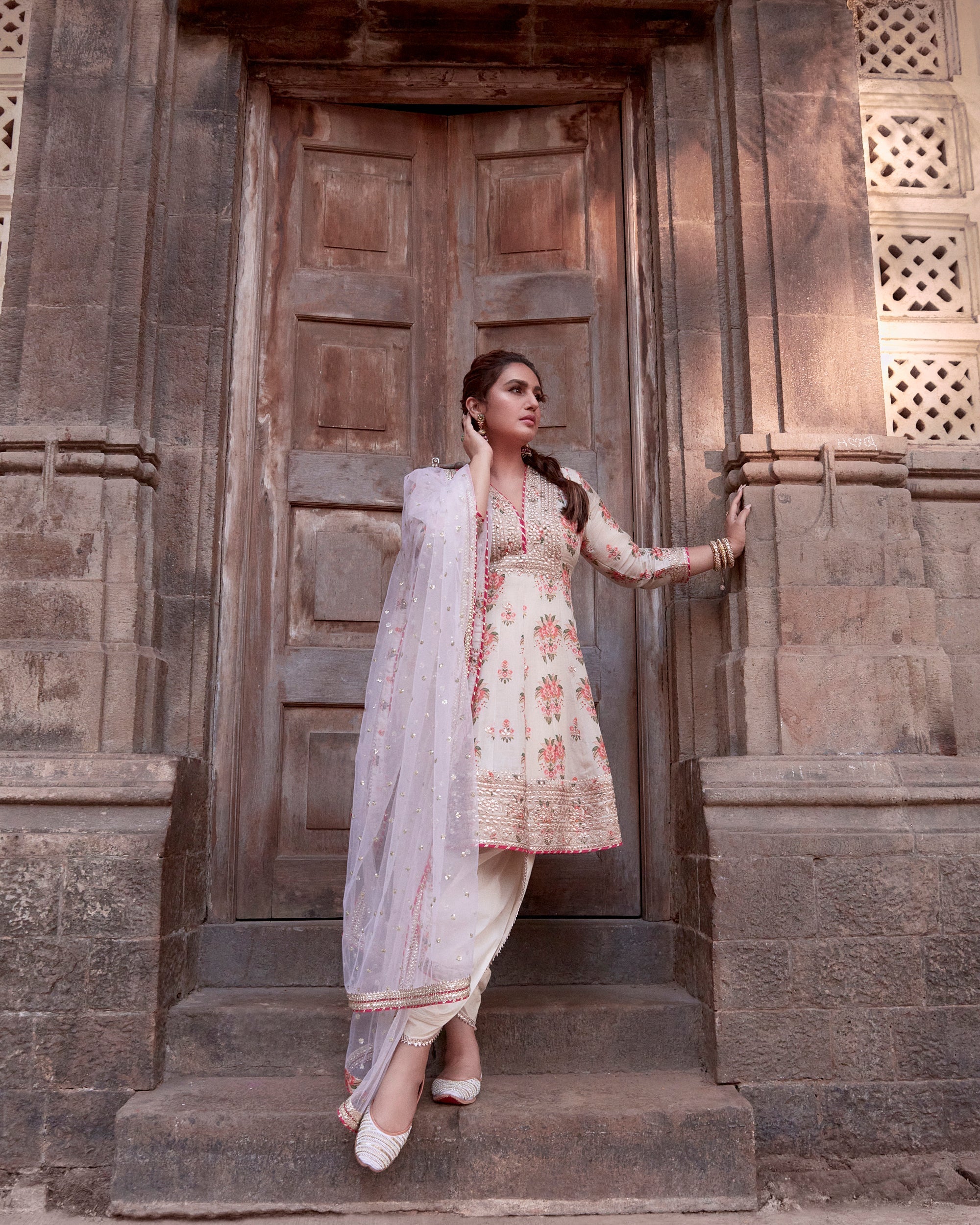 Huma Qureshi in Ekta AG Dhoti Set