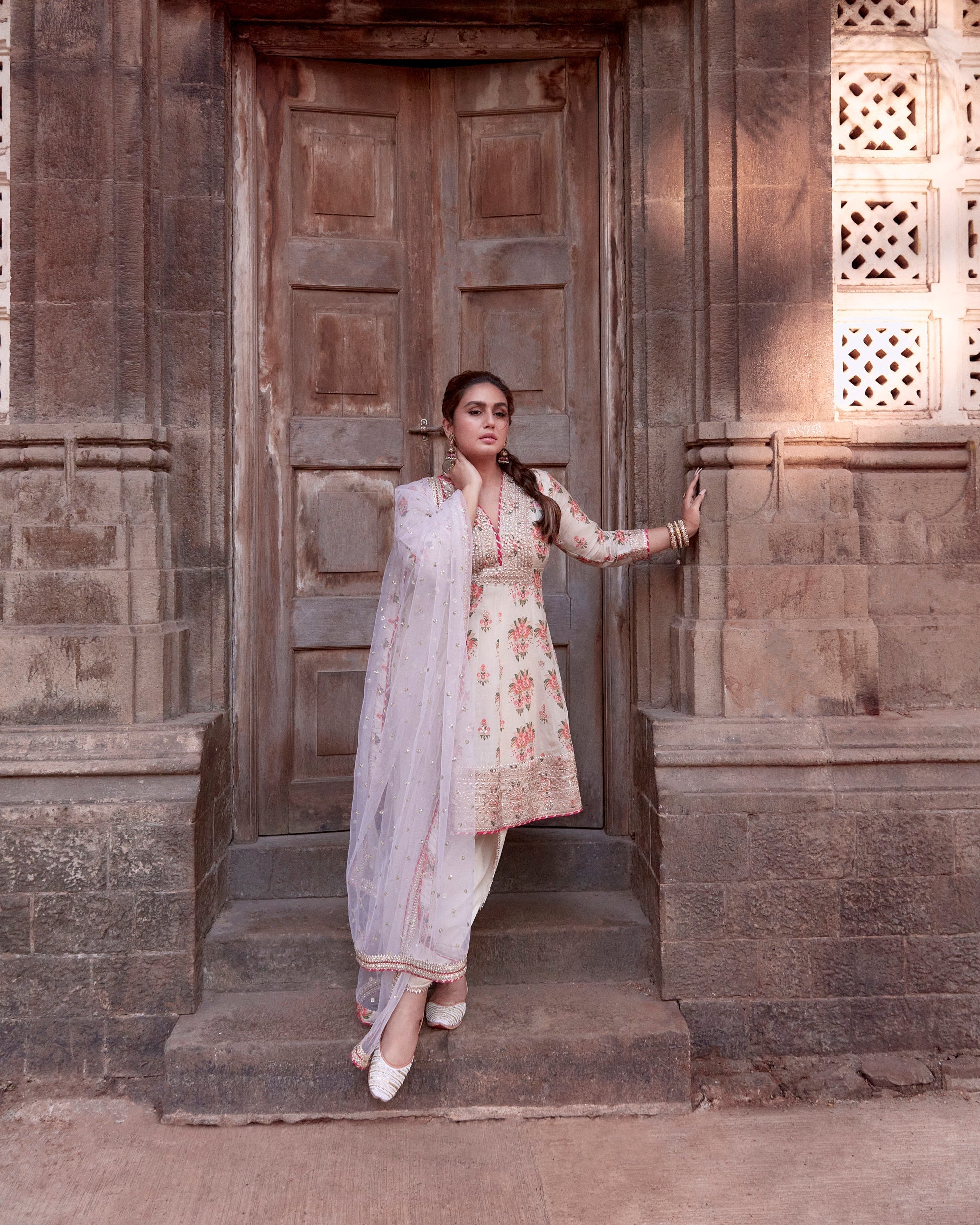 Huma Qureshi in Ekta AG Dhoti Set