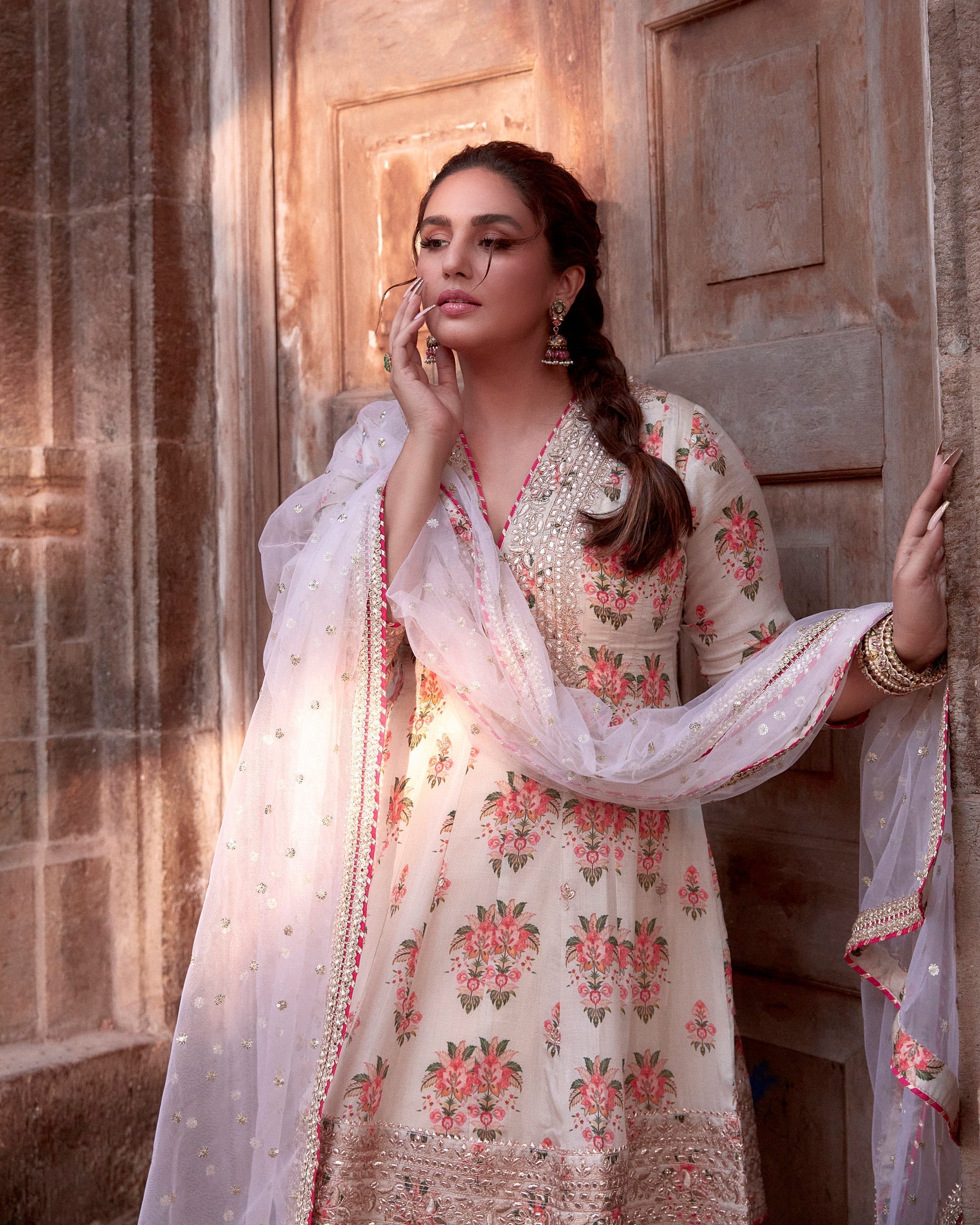 Huma Qureshi in Ekta AG Dhoti Set