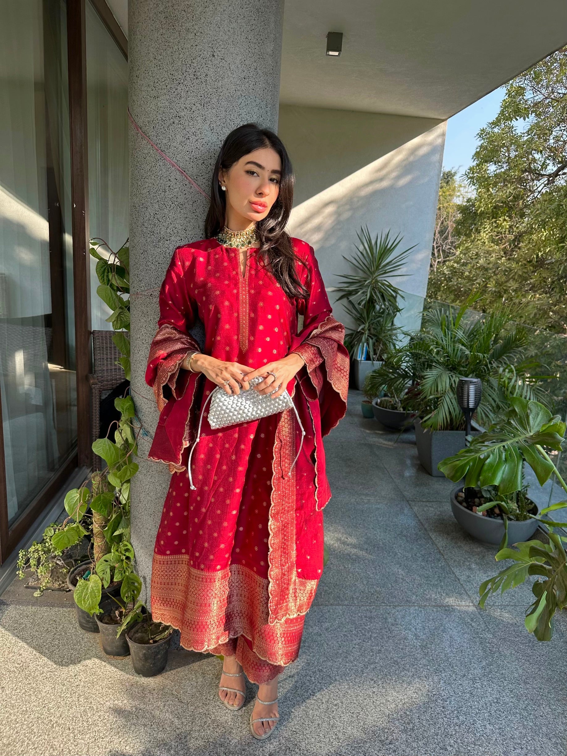 THE NAMEH SCALLOPED SUIT