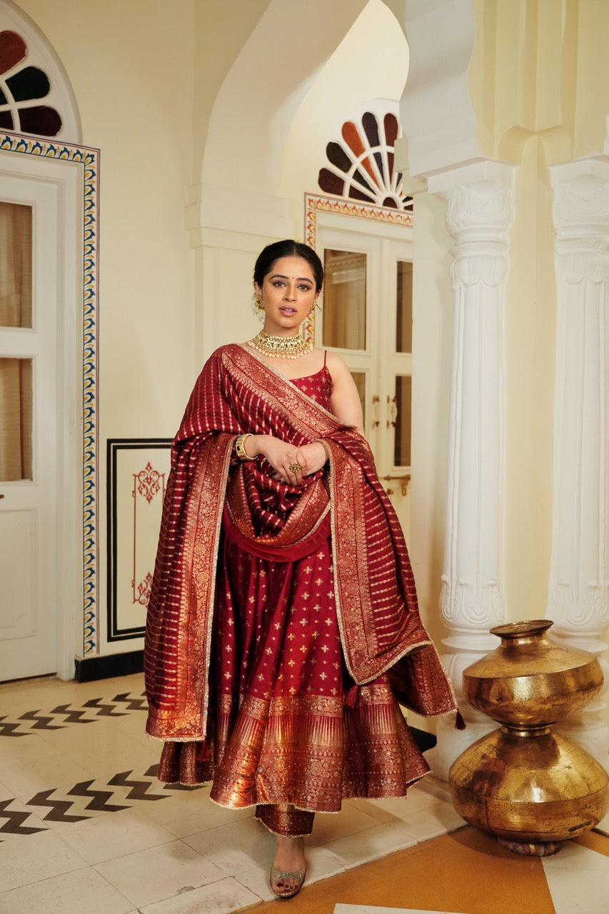 The Sindoori Anarkali