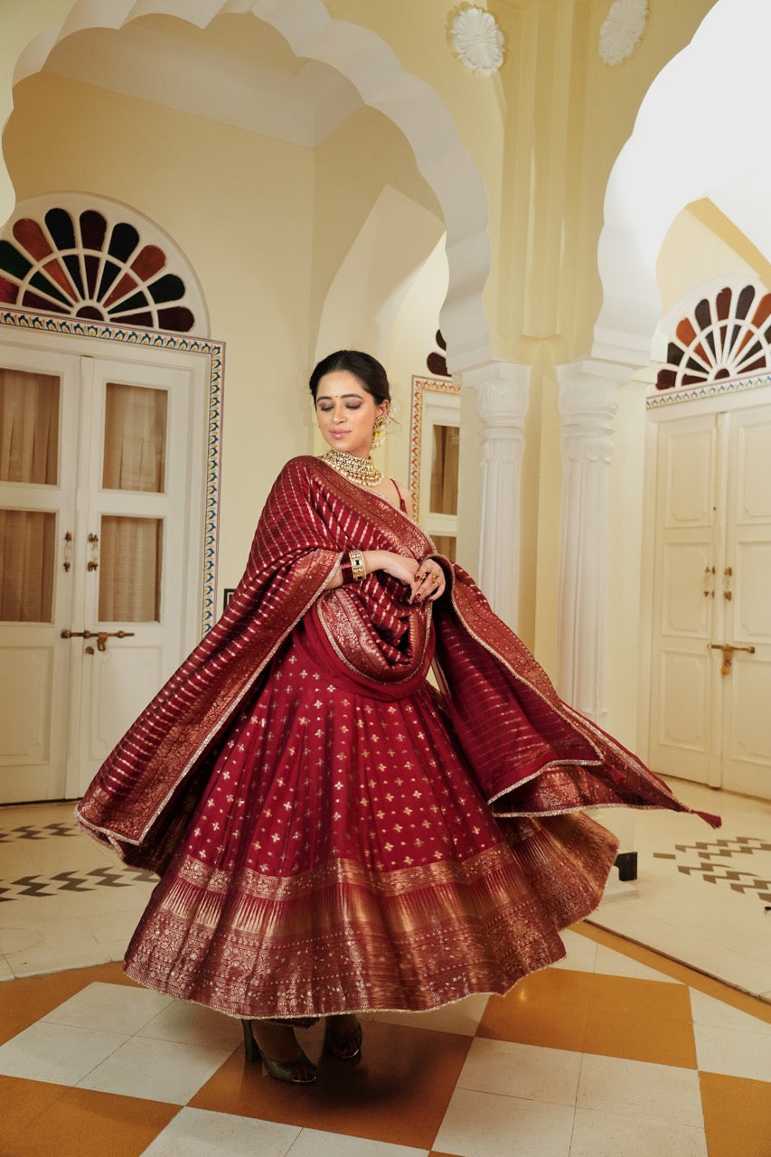 The Sindoori Anarkali