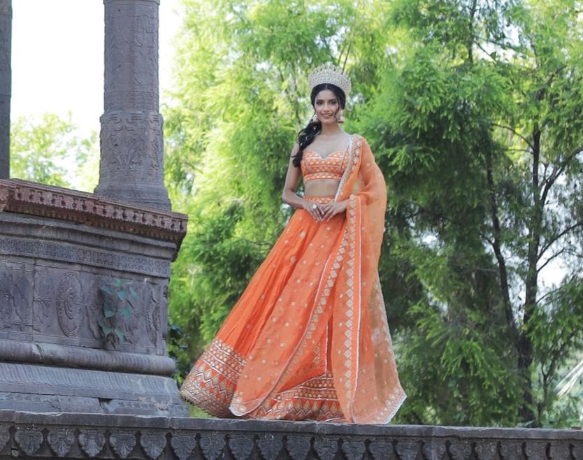 Nikita Porwal in Liba Lehenga Set