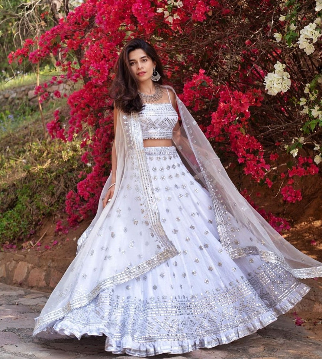 Chand Strappy Lehenga Set with Cape