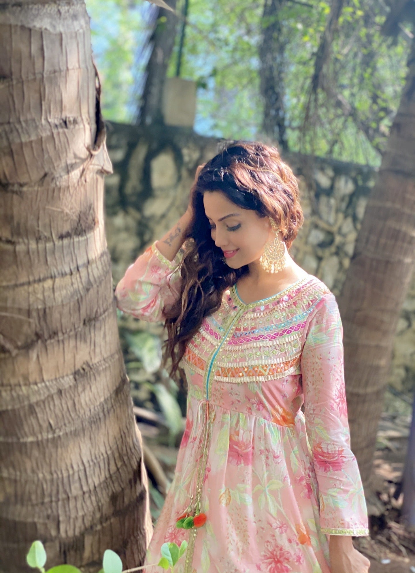 Adaa Khan in Utsav Jacket Sharara Set