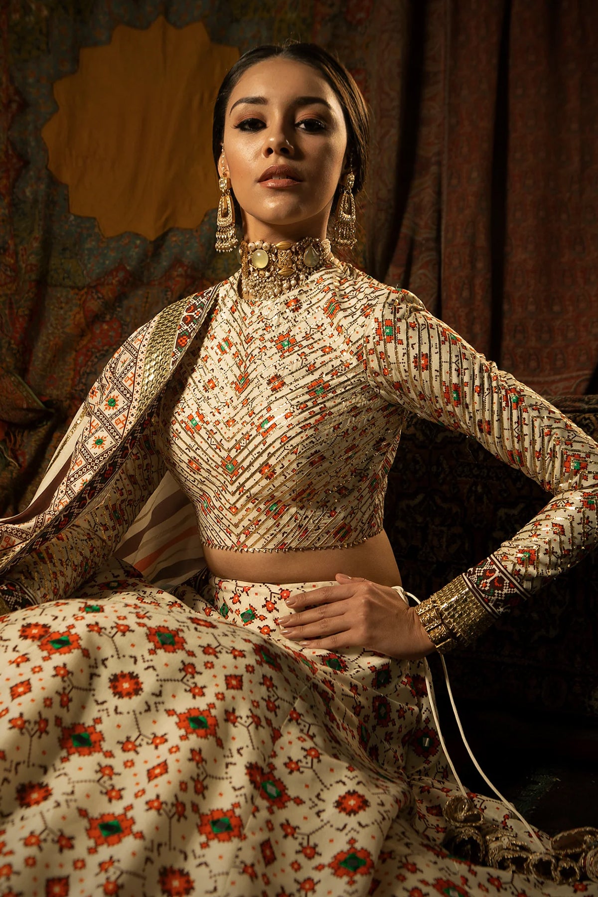 Khalis Lehenga