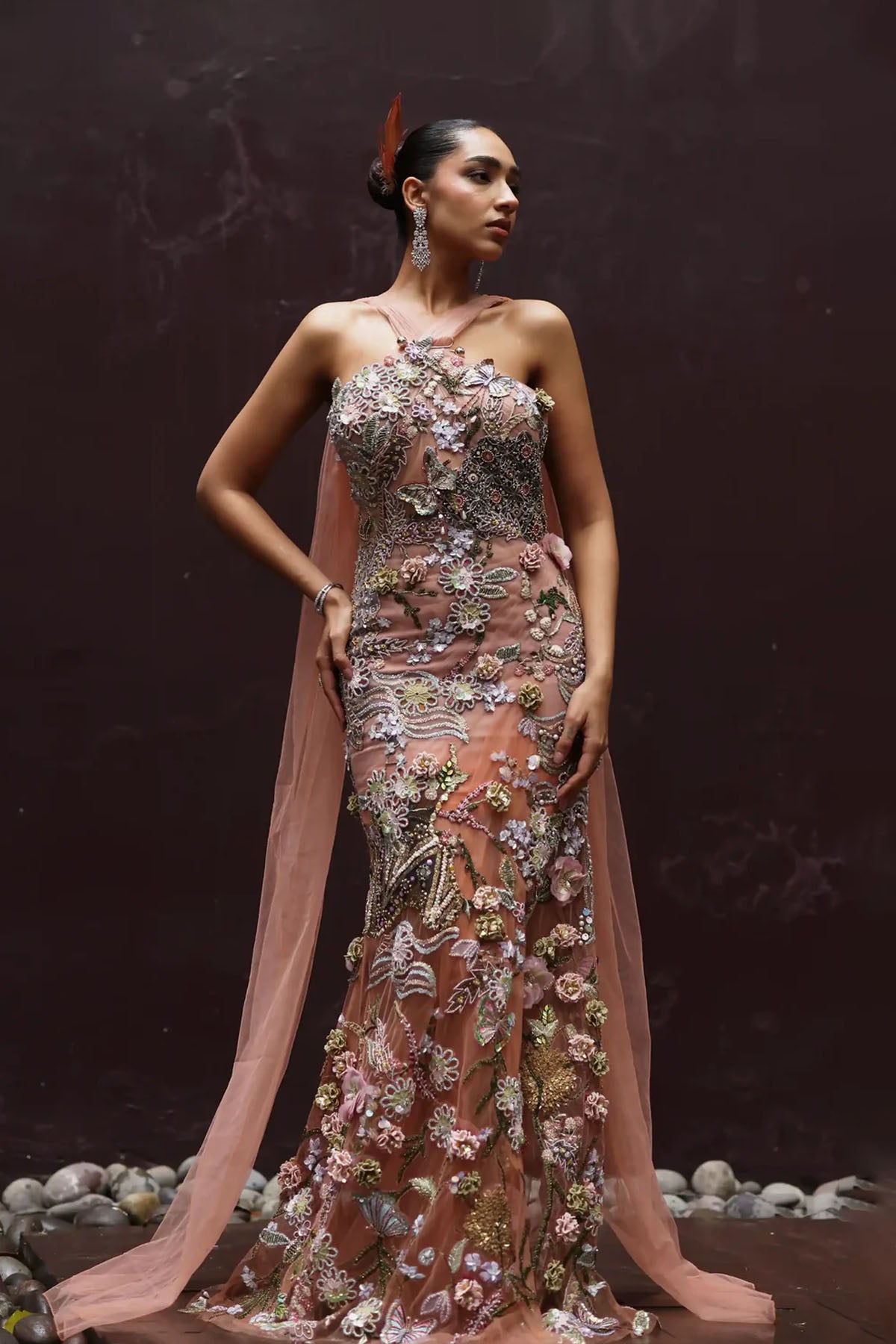 Gardenia Draped Dress