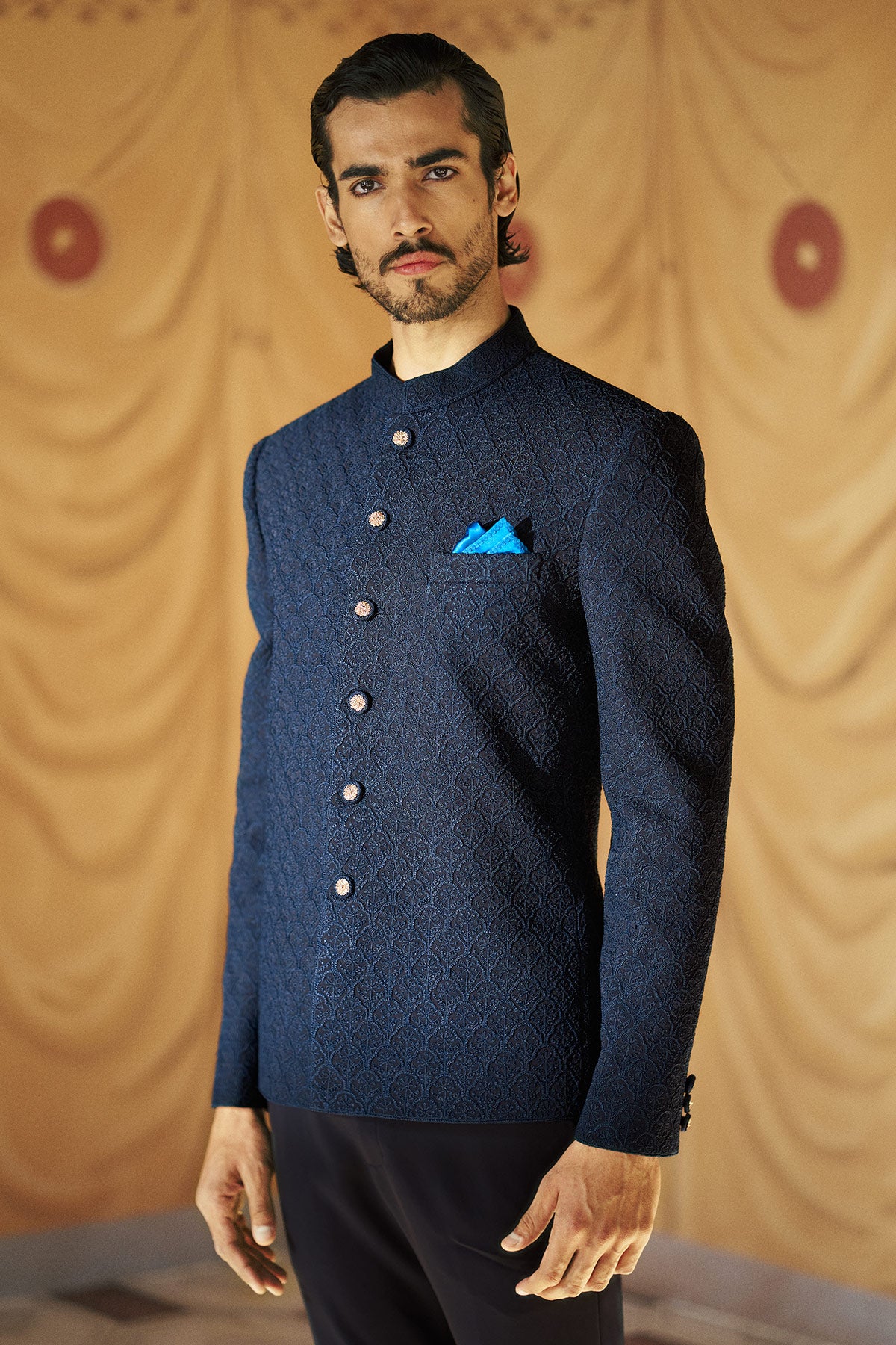 Iktan Bandgala Short Jacket & Pant Set