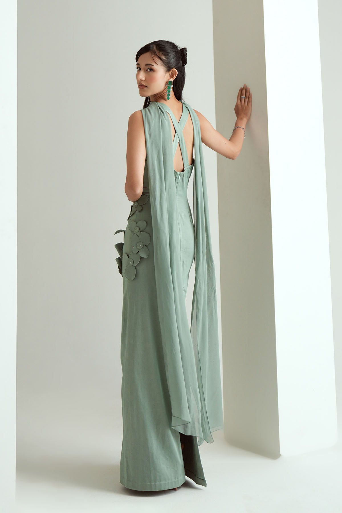 Dove Jade Green Gown