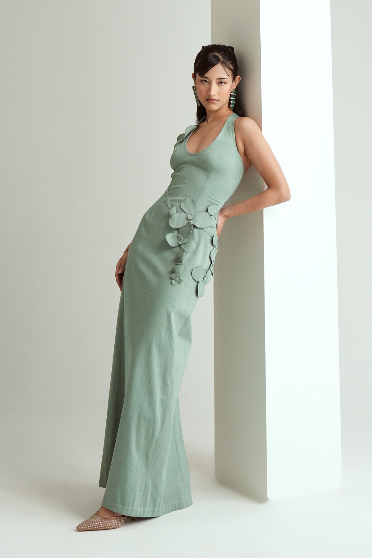 Dove Jade Green Gown