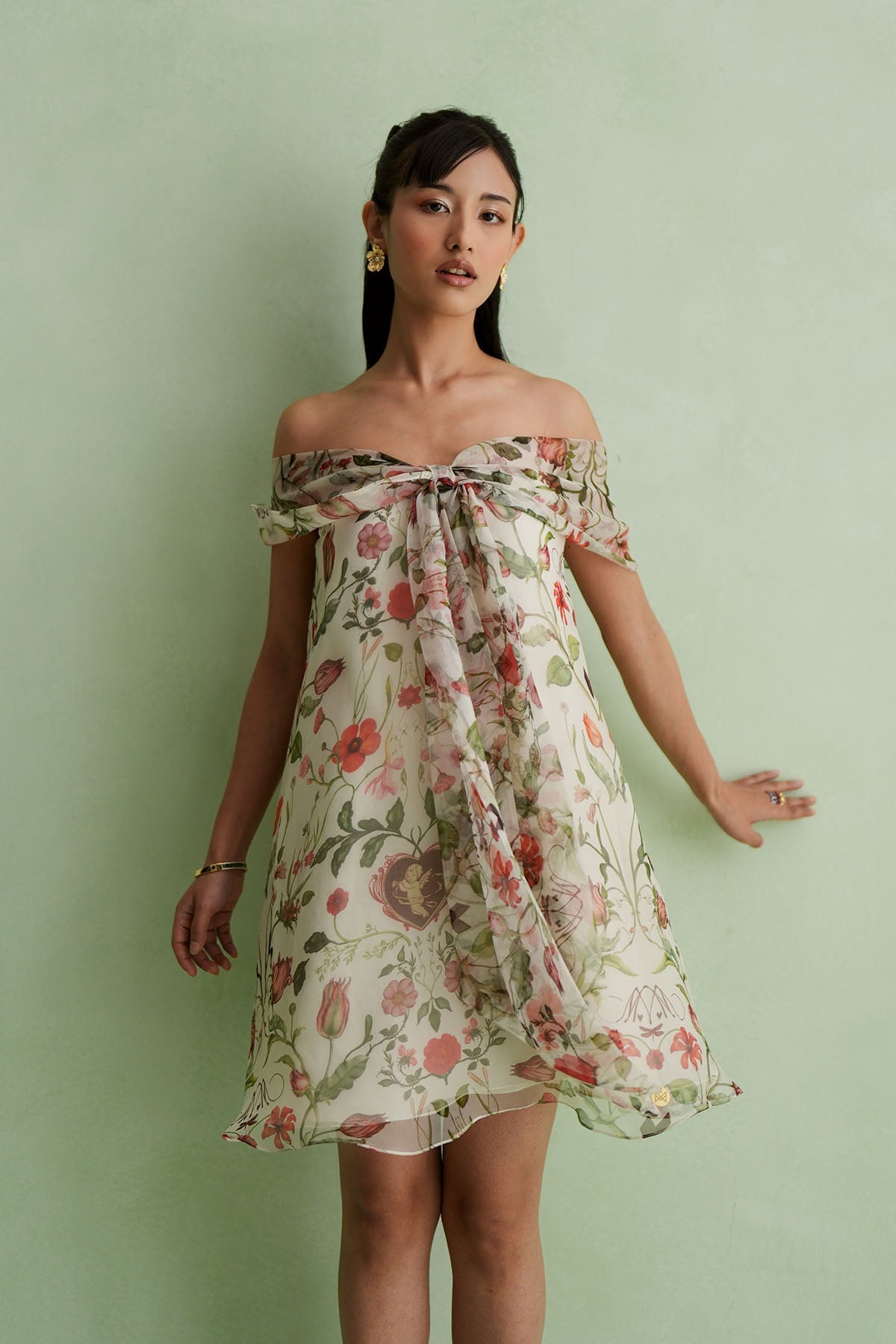 Biscotti Off Shoulder Dress